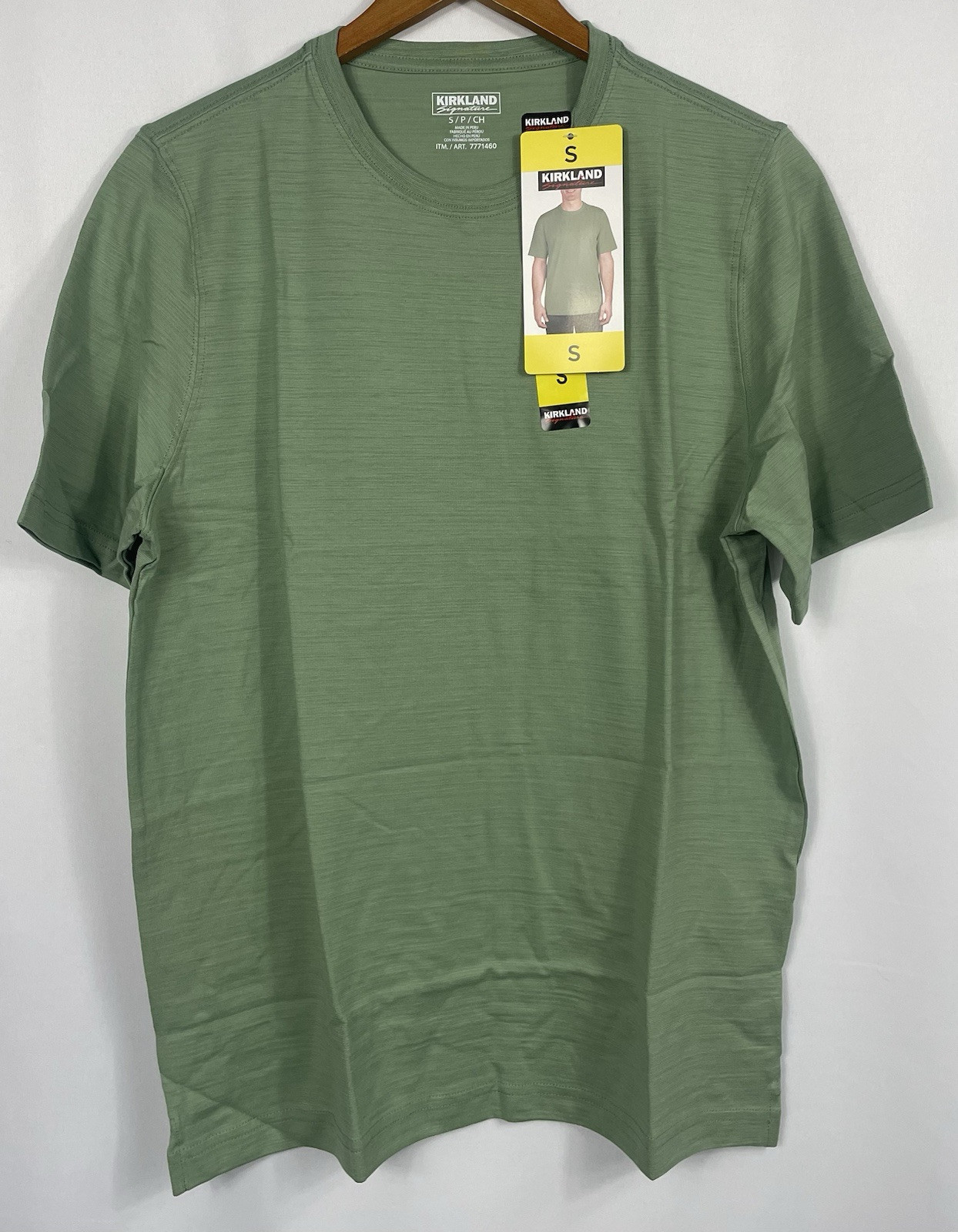 Kirkland Signature Men’s Pima Cotton Slub Tee Pick Your Size & Color NWT