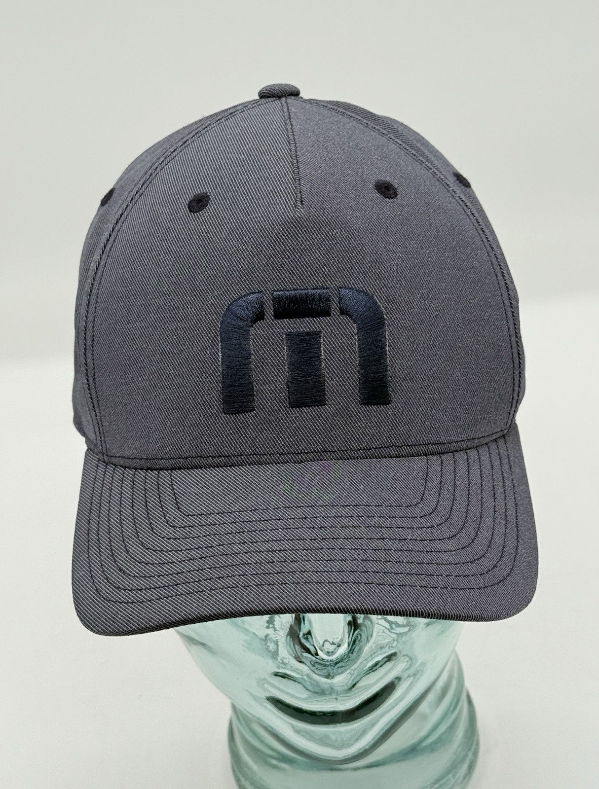 Travis Mathew Flexfit Yupoong Blue Nylon Polyester Golf Hat Cap Sz. L-XL
