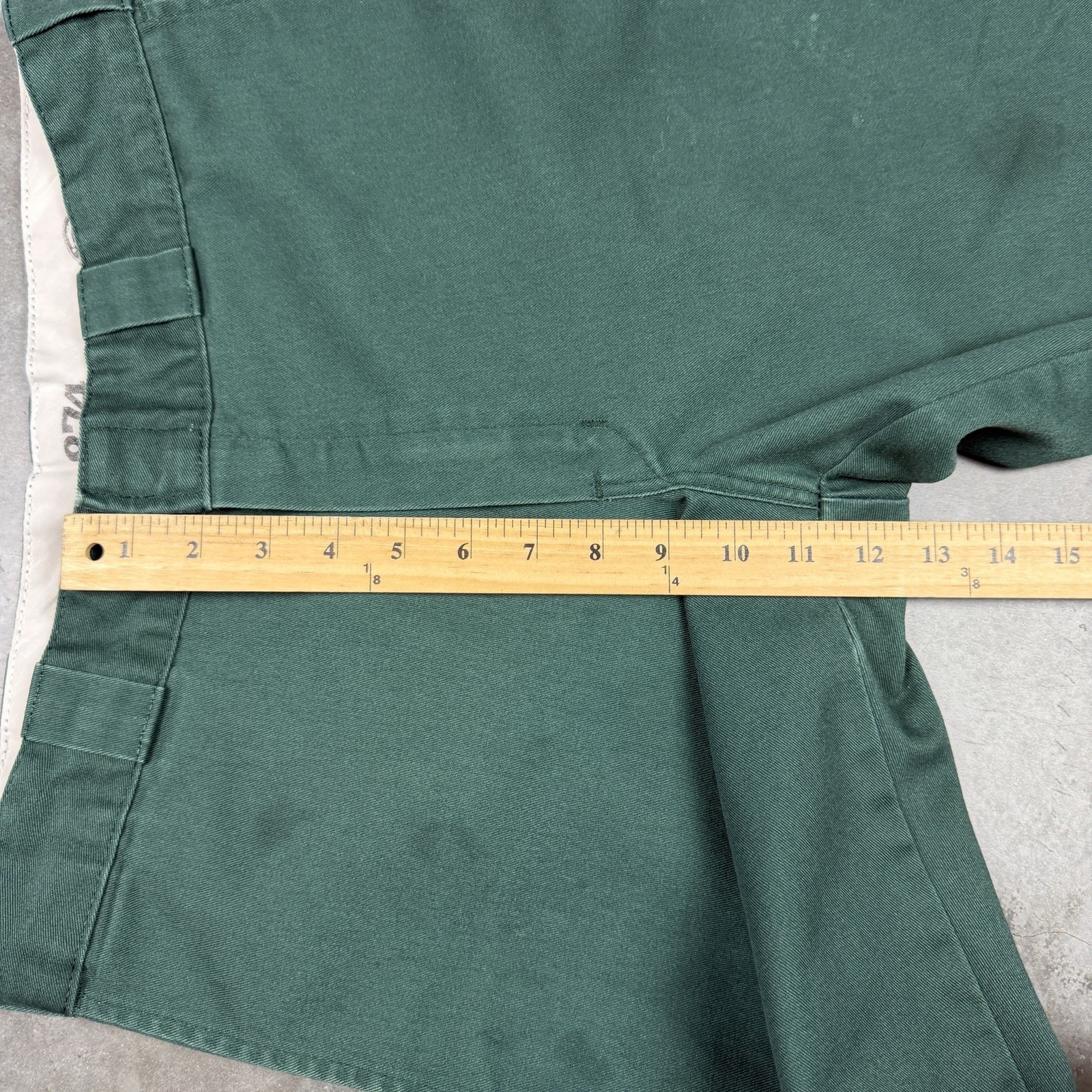 Dickies 874 Pants Mens 32×30 Green Work Wear Skateboard Flaws