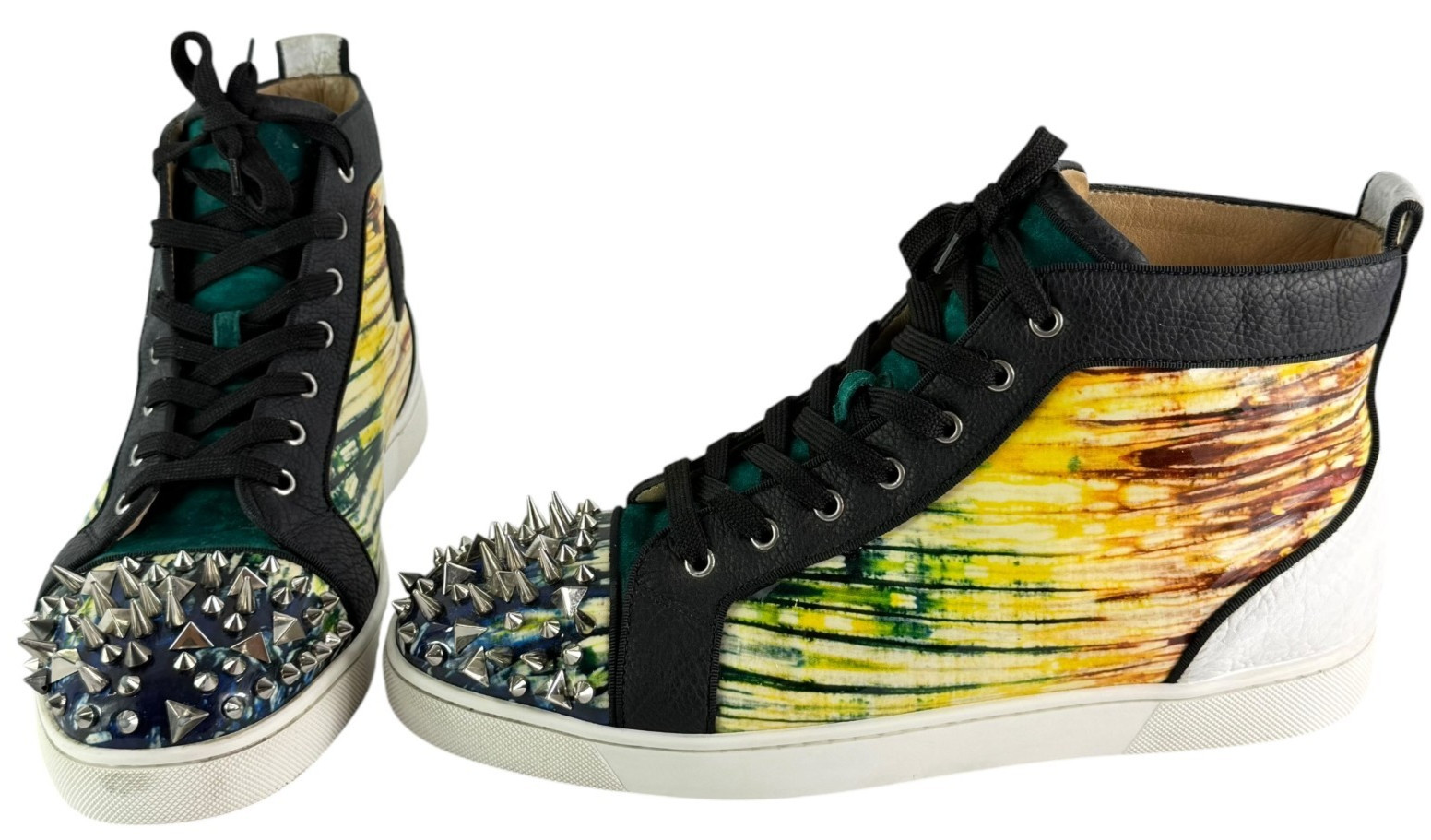 CHRISTIAN LOUBOUTIN Loui Pik Pik Orlato Spikes Studded Men’s Sneaker 45 – 12 US
