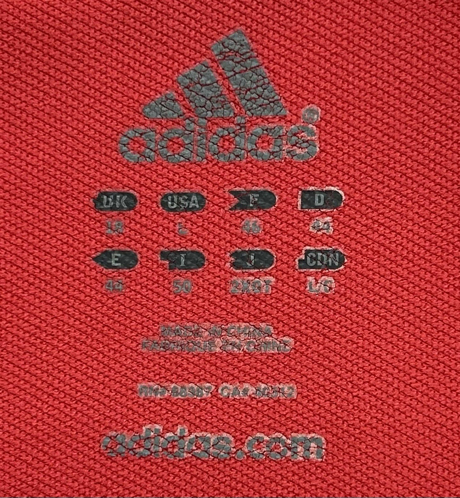 Vintage Y2K Adidas Women’s Red Athletic Top – Breathable Sportswear Size L NWOT