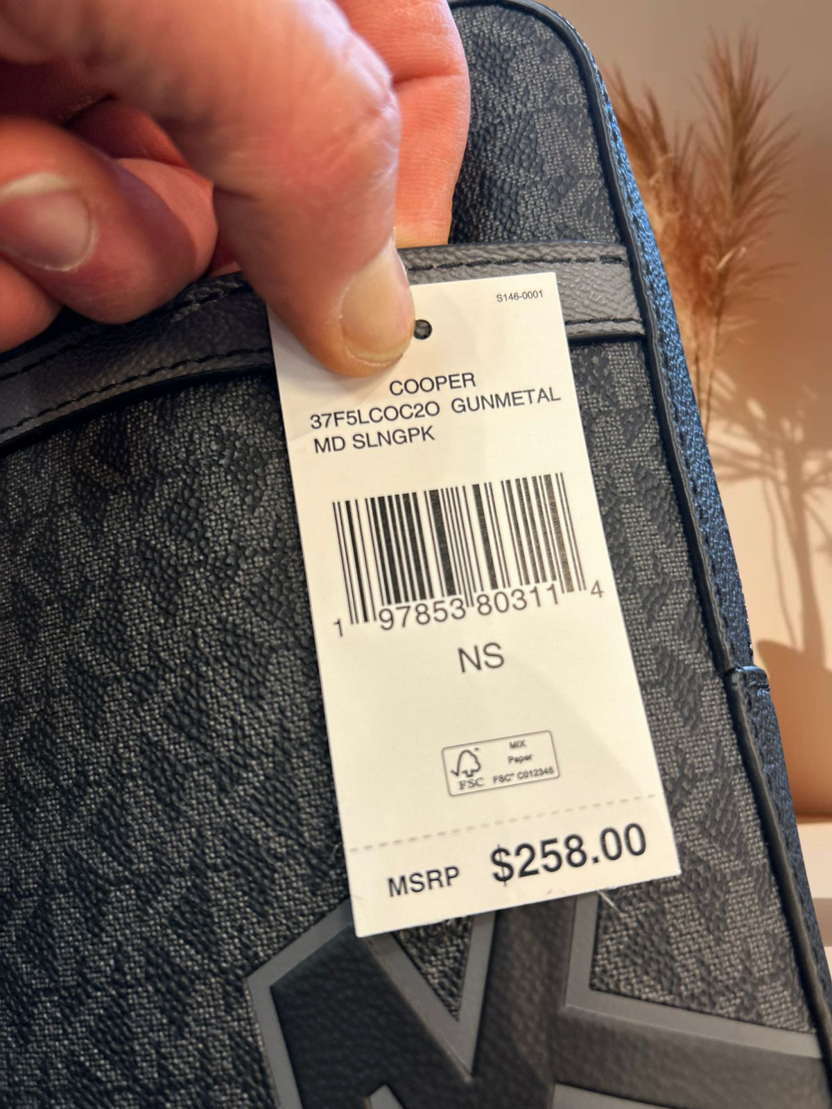 Michael Kors Cooper Medium Signature Logo Crossbody Sling Pack Men Bag Variation