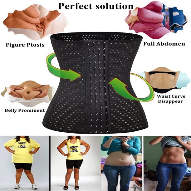 Women’s Waist Trainer Tummy Control Waist Cincher Adjustable Corset (6 Row Hook)