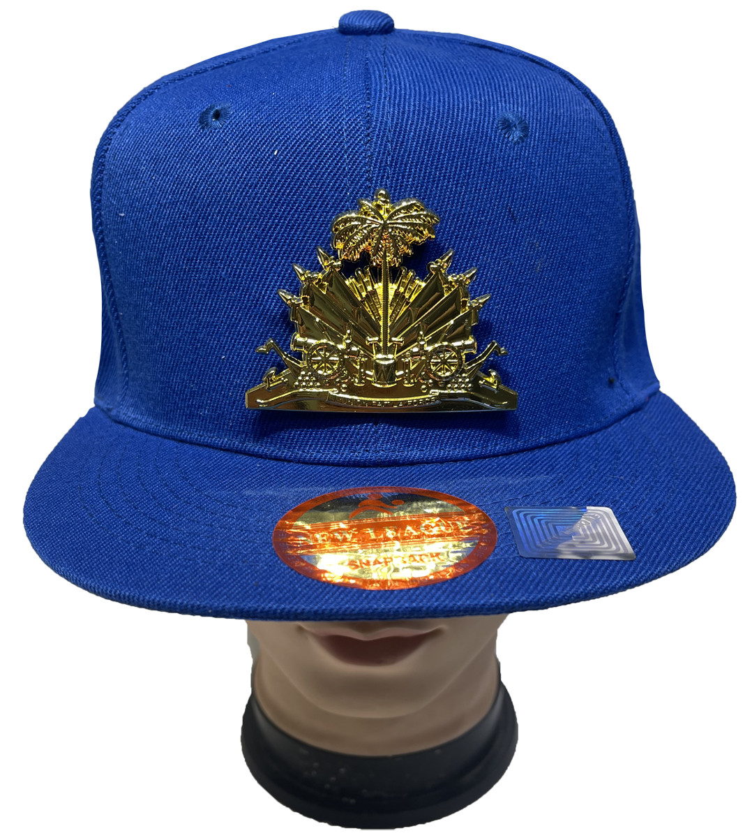 HAITI FLAG METAL GOLD LOGO Hip Hop Snapback Adjustable Baseball Cap Hat Lot 1-12