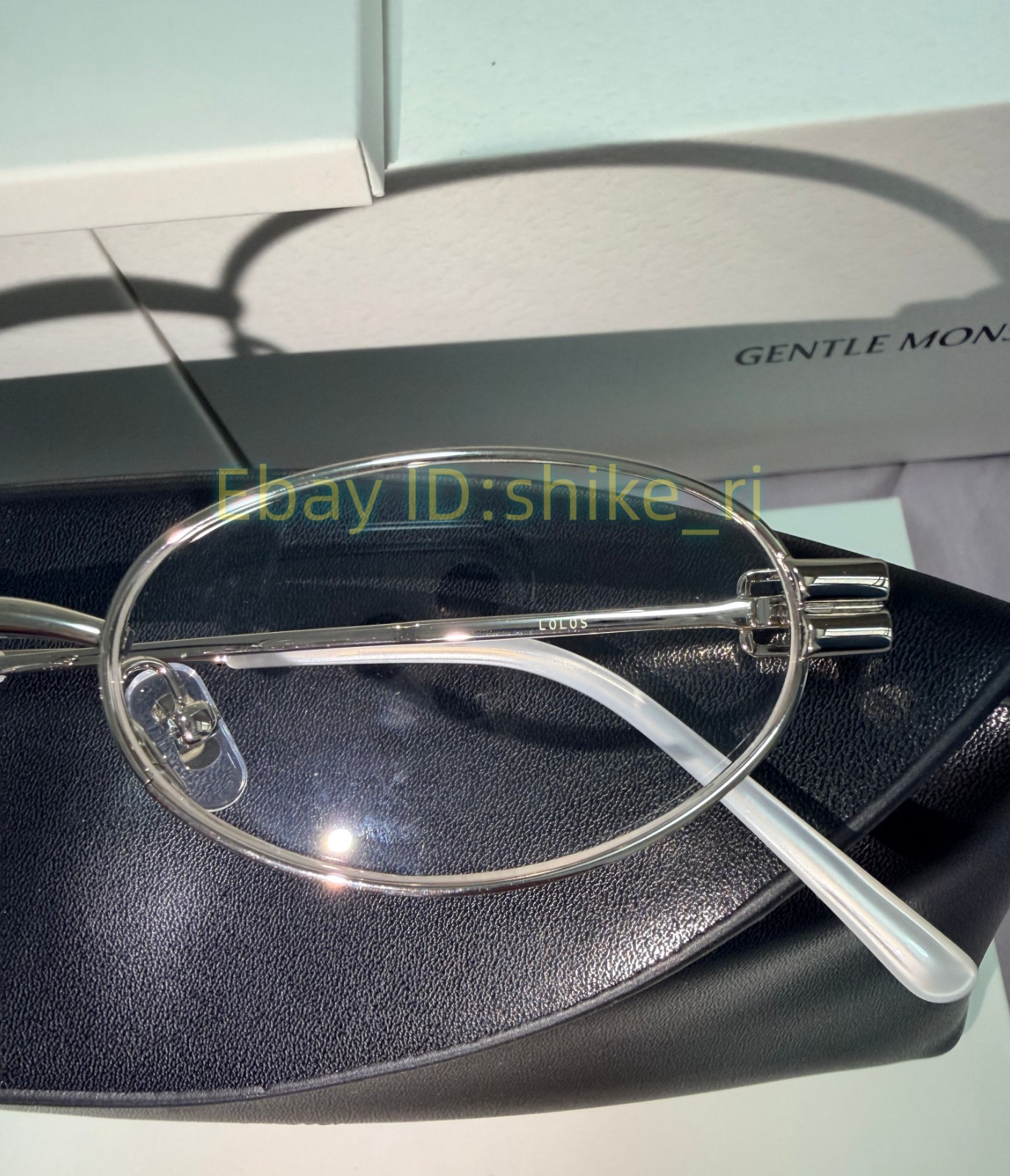 2026 GentleMonster Sunglasses Lolos 02 Silver Frame Clear Lenses