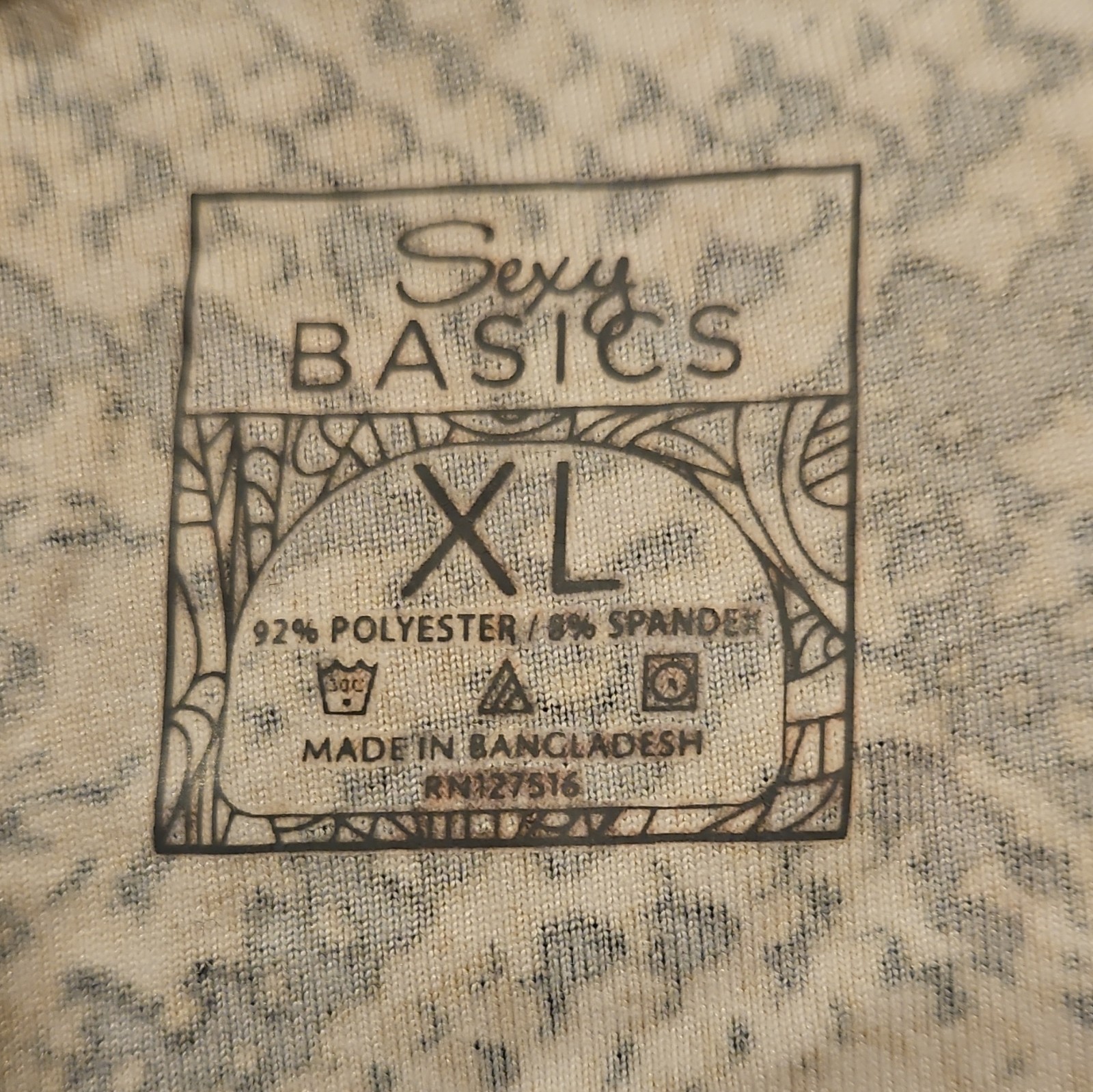 Sexy Basics Anywear Snake Print Capri Leggings XL High Rise Stretch Yoga