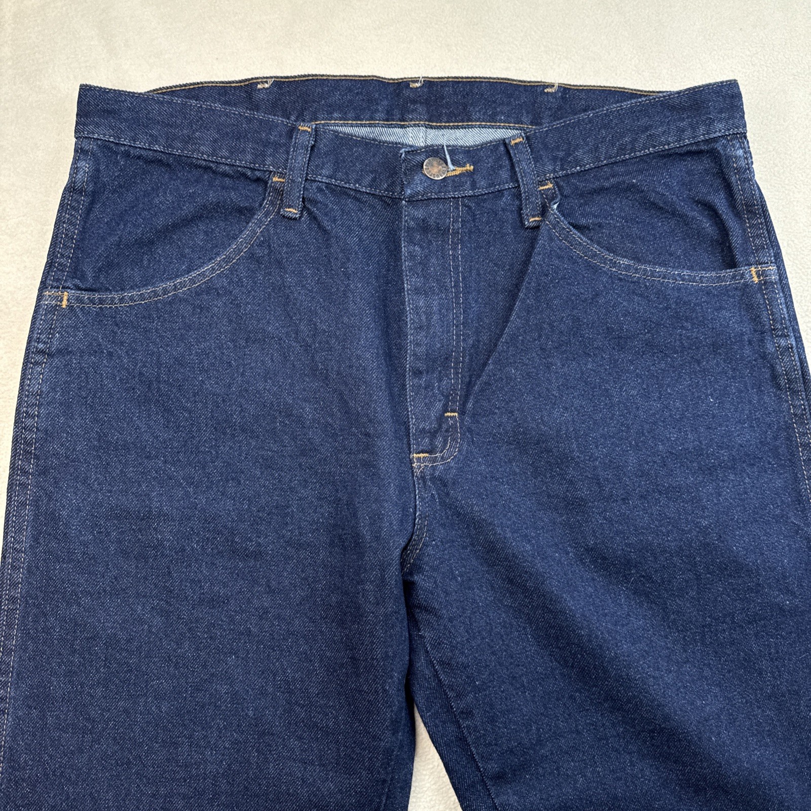 New Rustler by Wrangler Men’s Regular Fit Straight-Leg Jeans 34×30 Blue