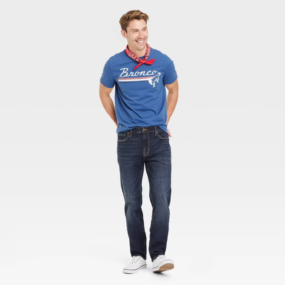 Men Slim Straight Fit Jeans – Goodfellow & Co Dark Wash 30×30