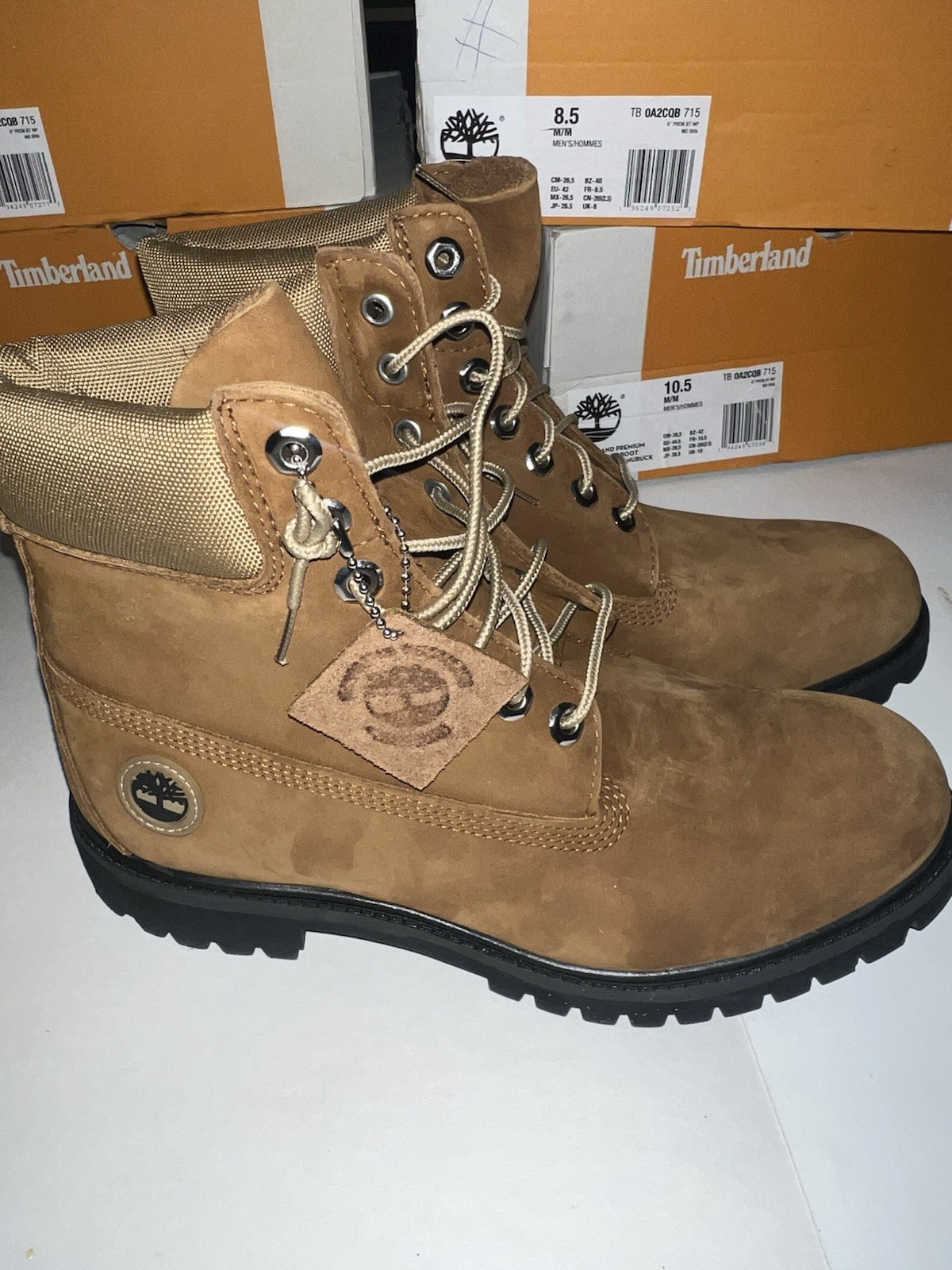 Timberland Men’s 6″ inch Premium Waterproof Boot Brown Nubuck Sz 7.5-10.5 New