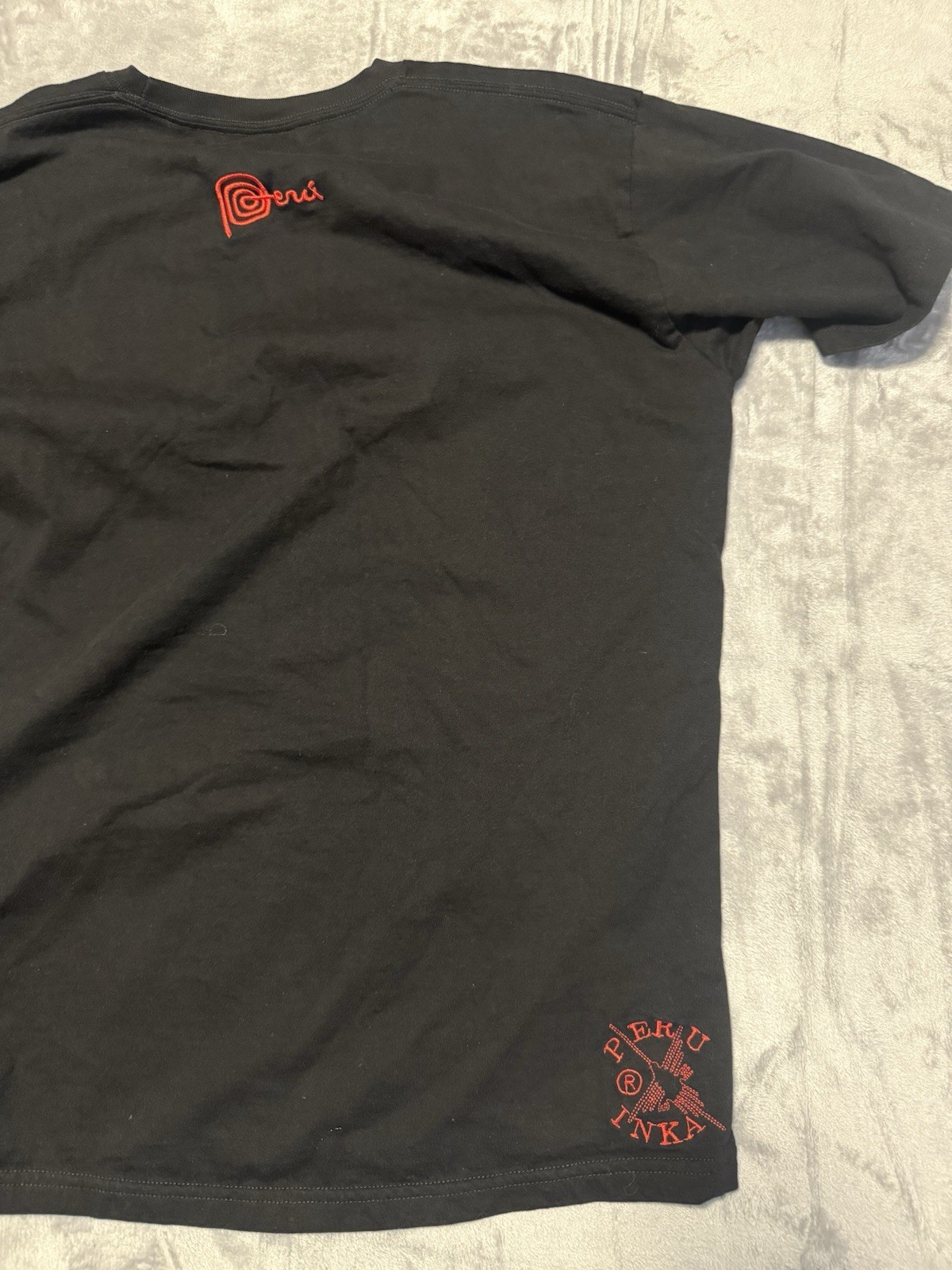 Peru Lllama Thumbs Up Shirt – Made in Peru ALPACA PERUVIAN Size XL Black