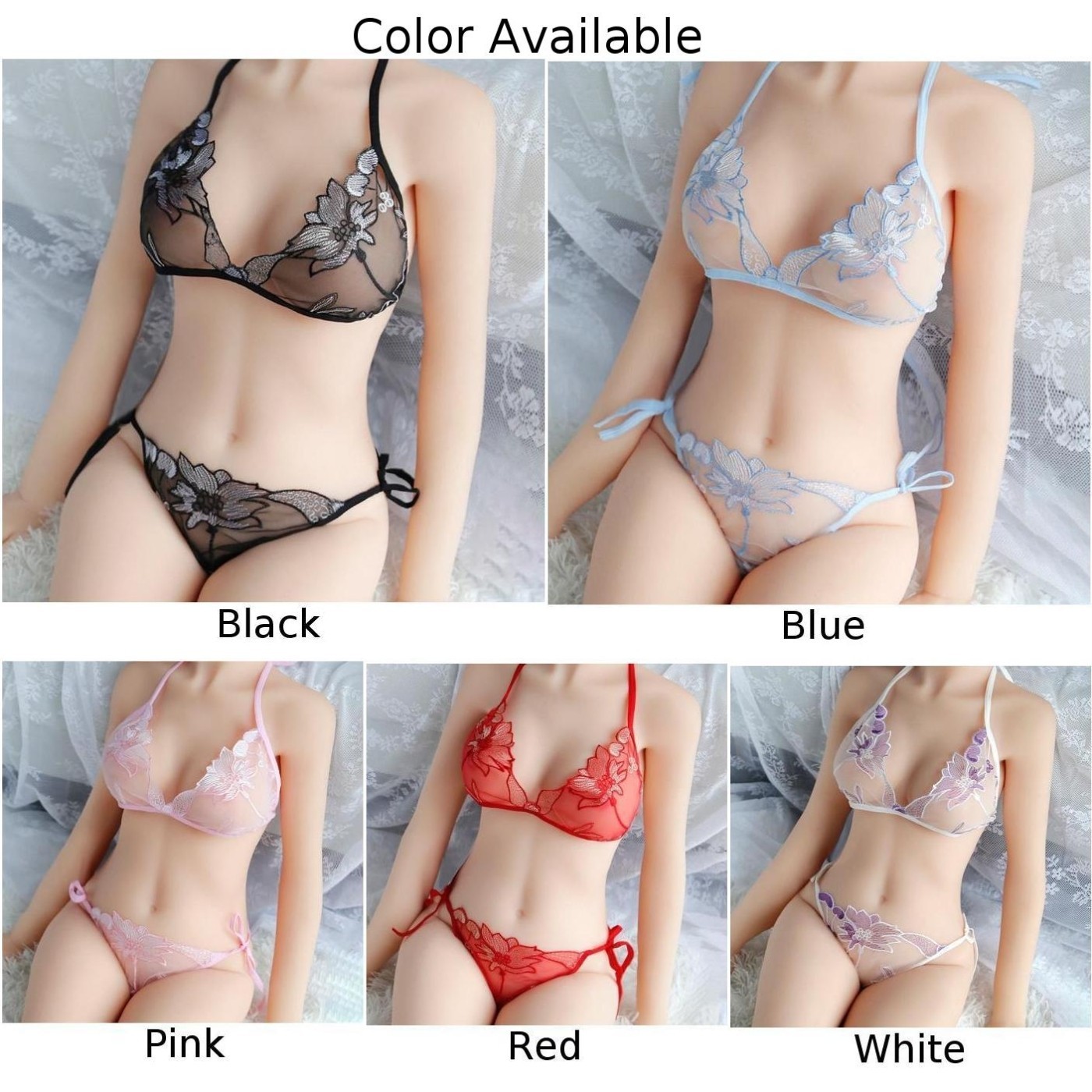 Women Underpant Nightwear All Seasons Breathable Knicker Lace Lingerie