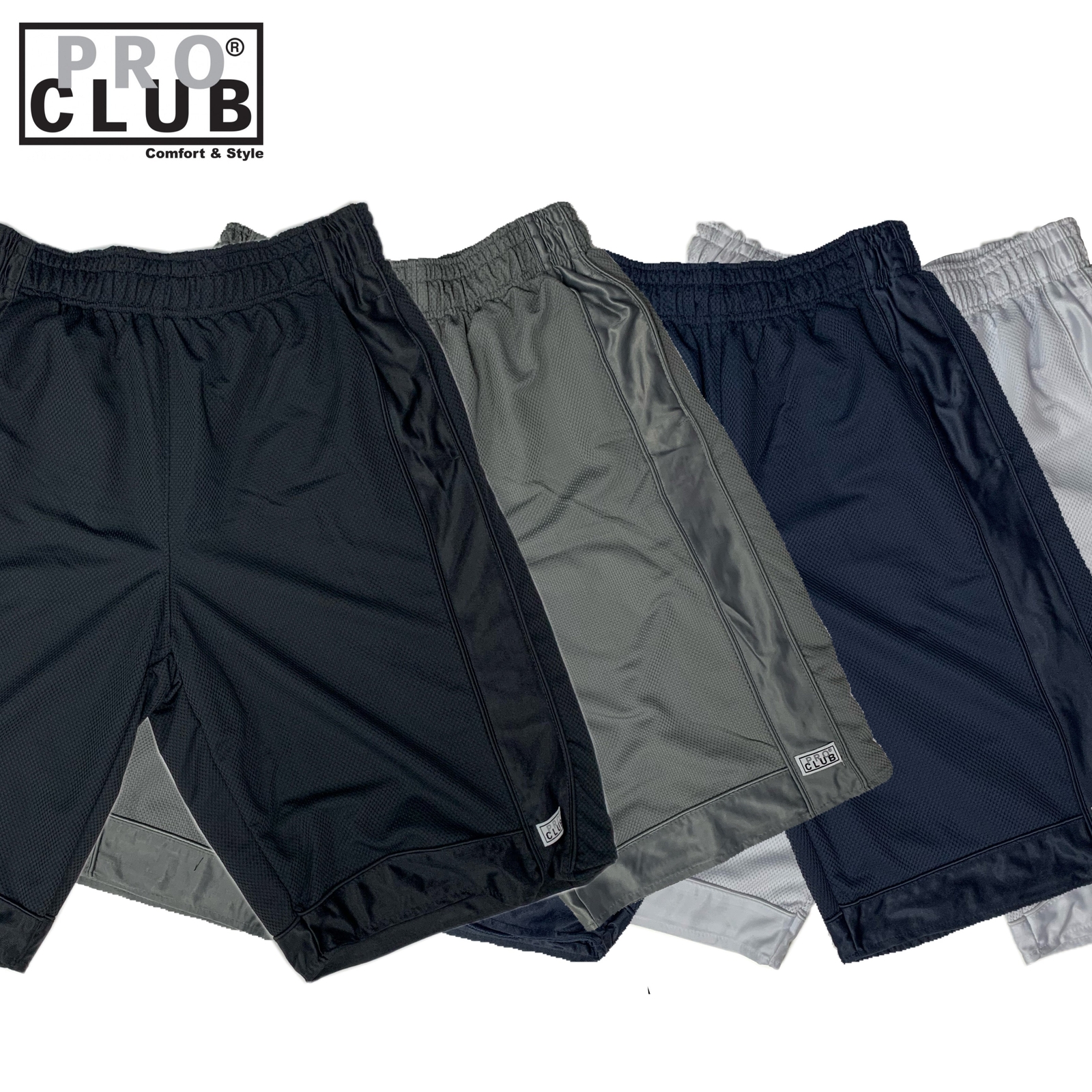Pro Club Men’s Heavyweight Mesh Basketball Shorts