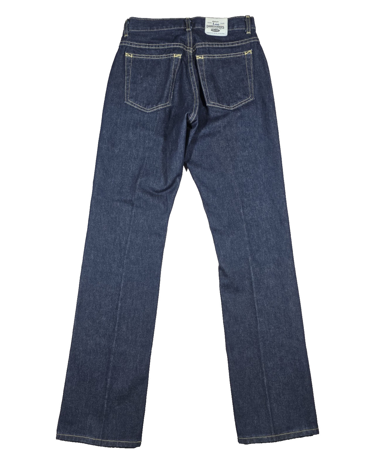 Vintage Lee Dungarees Jeans Men’s 27×32 Dark Wash Straight Made in USA Bust Em