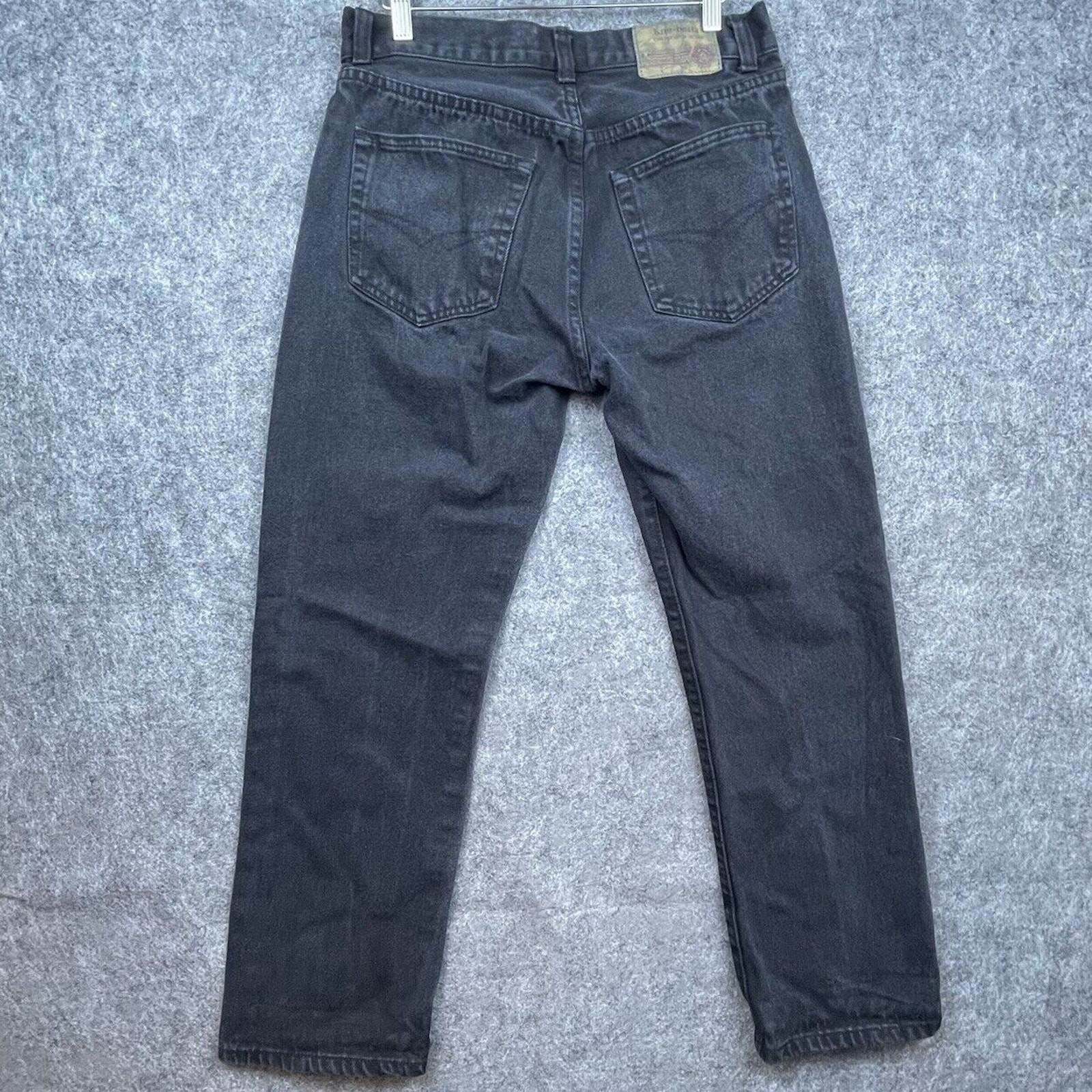 Vintage Kno Betta Jeans Mens 32 x 30 Black Classic Straight KBJ Y2K