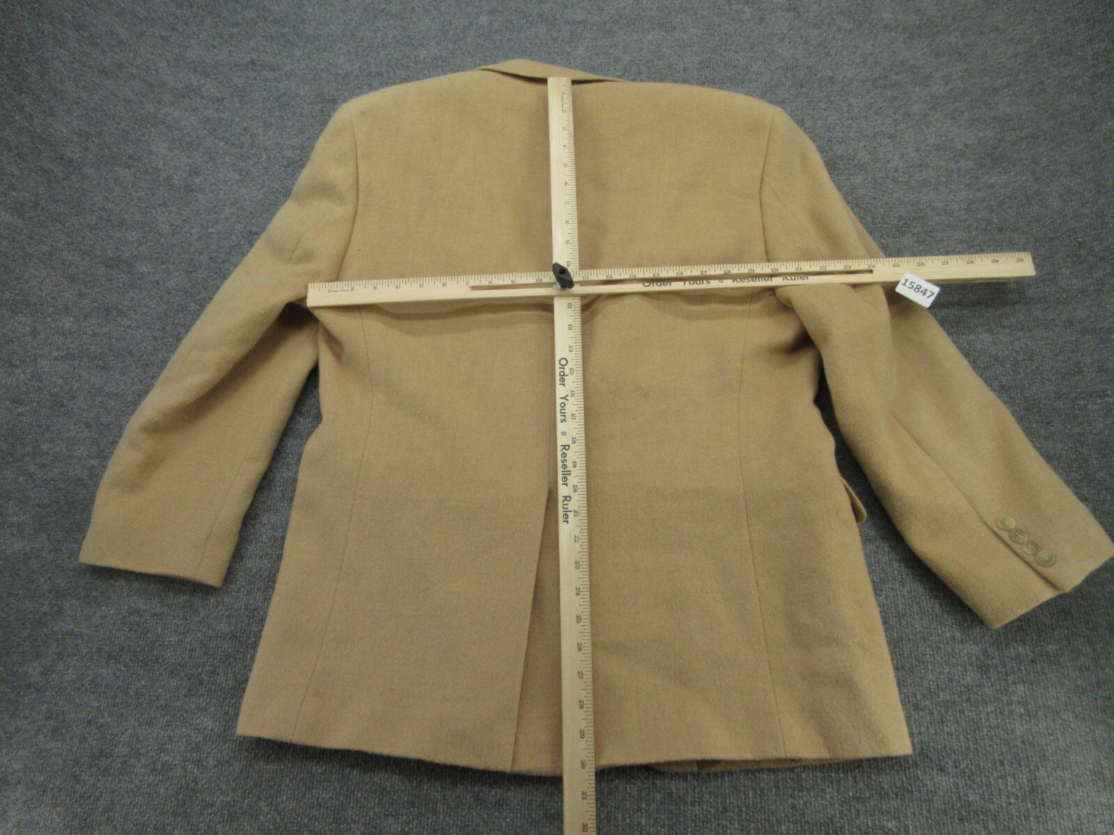 Ralph Lauren Chaps Sport Jacket Mens 42R Brown Camel Hair Single Vented Adult