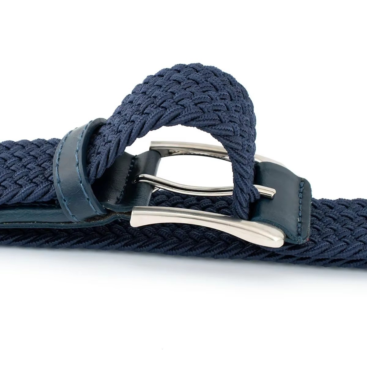 Elastic Fabric Braided Belt,Enduring Stretch Woven Belt for Unisex Men/Women