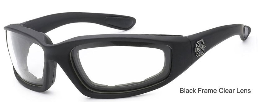 3 PAIRS Choppers Padded Foam Wind Resistant Sunglasses Motorcycle Riding Glasses