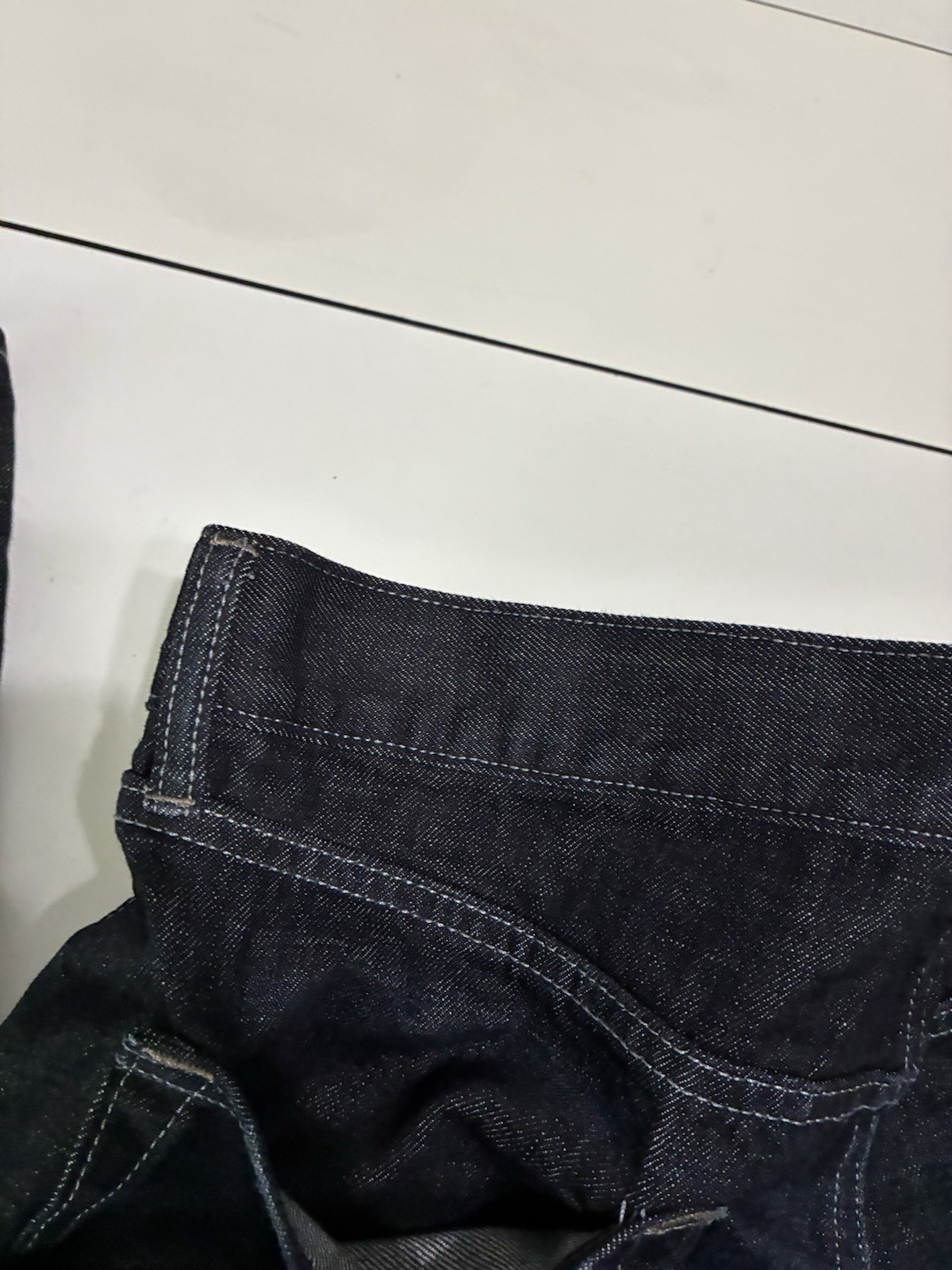 Banana Republic Jeans 33×30 Dark Wash Indigo Slim Fit Stretch Whiskered Casual