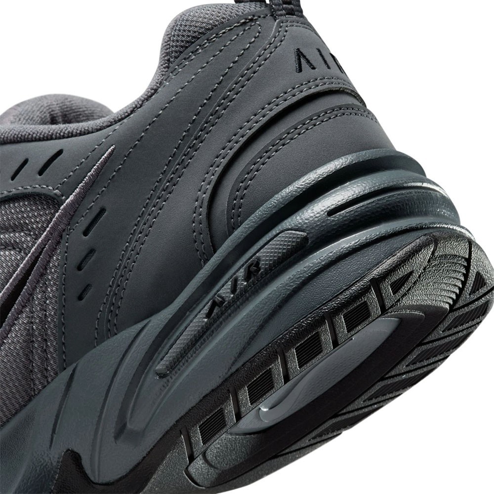 NIKE AIR MONARCH IV 4 EXTRA WIDE 4E EEEE DARK GRAY/BLACK CROSS TRAINER MEN SIZES