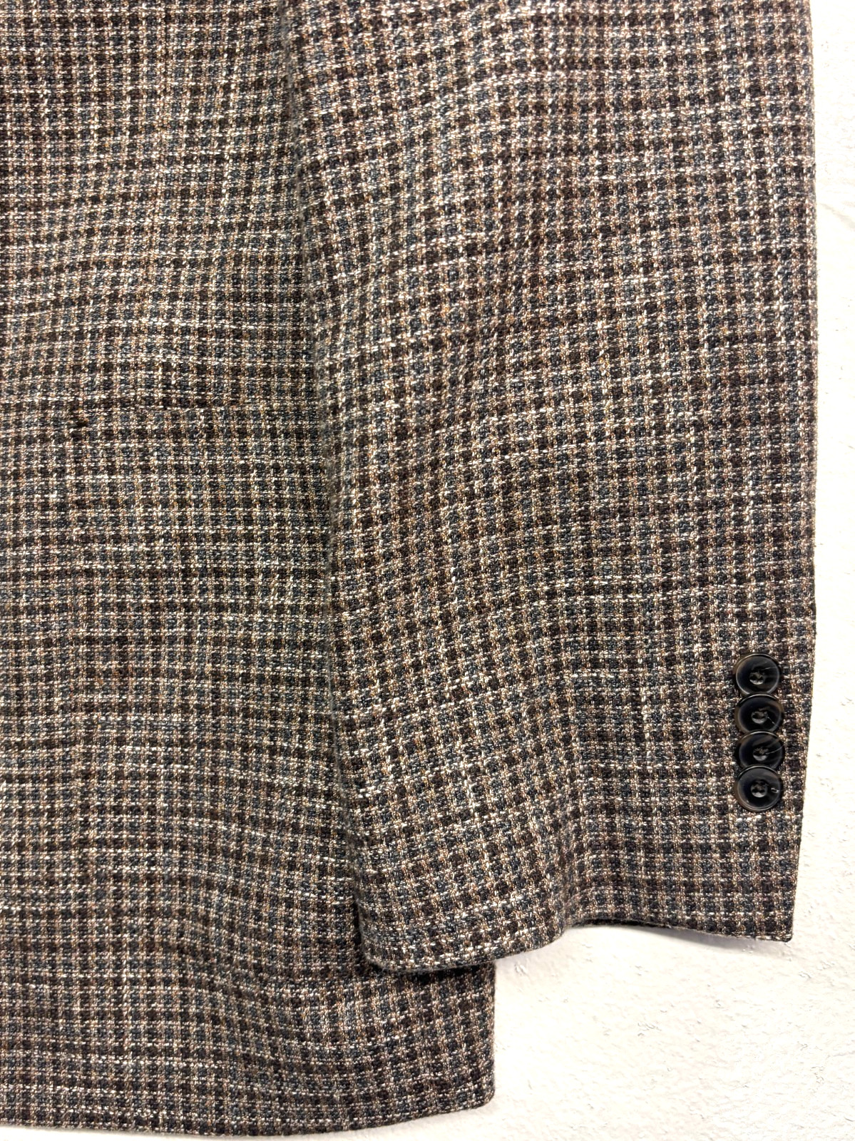 Jos A Bank 1905 48R Brown Check Relaxed Soft Shoulder Blazer Jacket Sport Coat