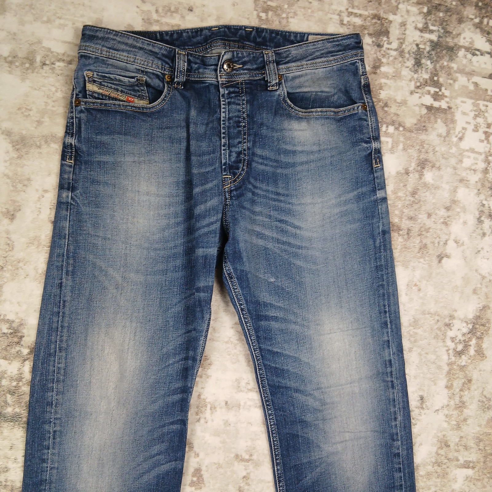 Diesel Larkee Jeans Mens 32×32 Blue Denim Comfort Straight