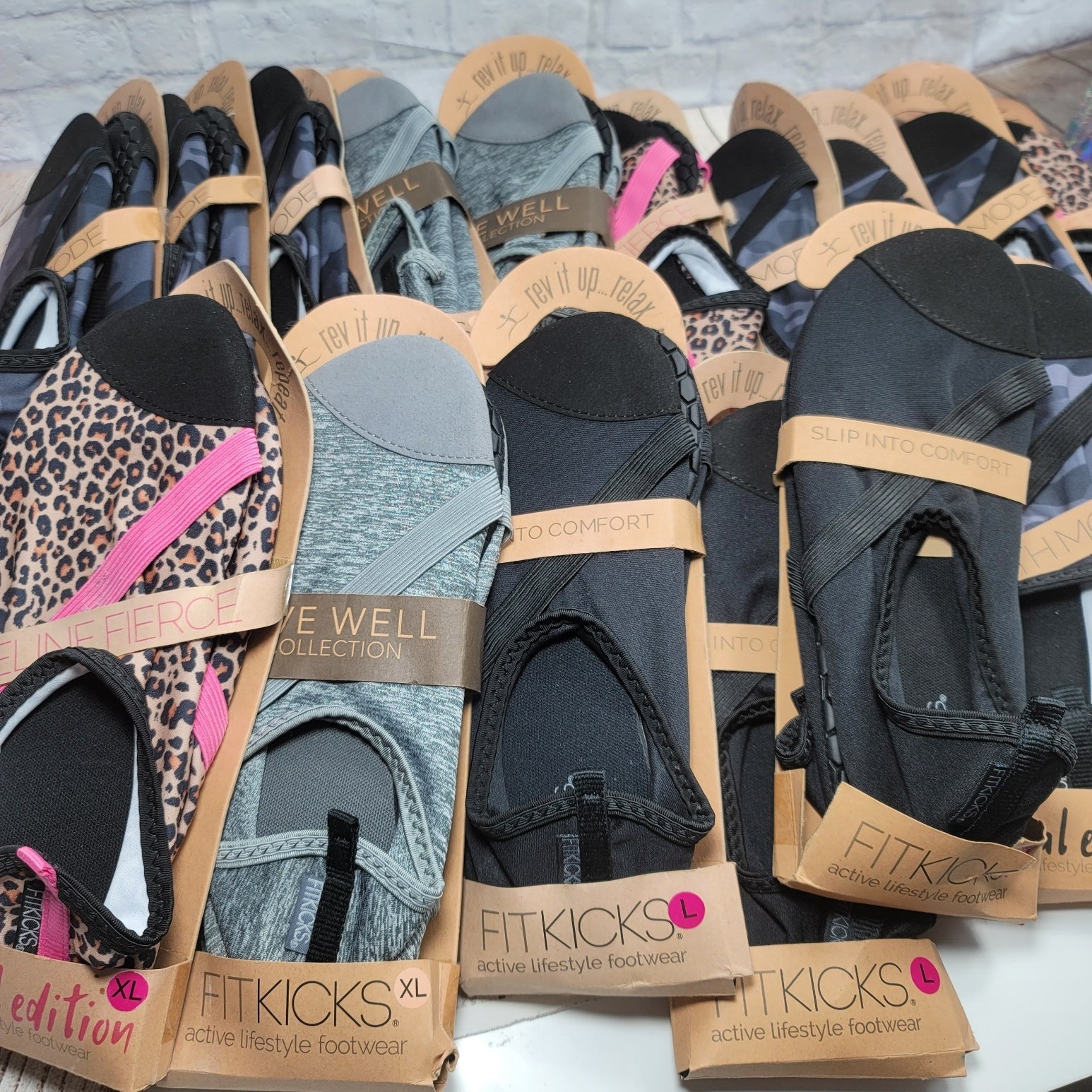 FitKicks Breathable Ergonomic Comfort Non-Slip Sole Active Footwear CHOOSE