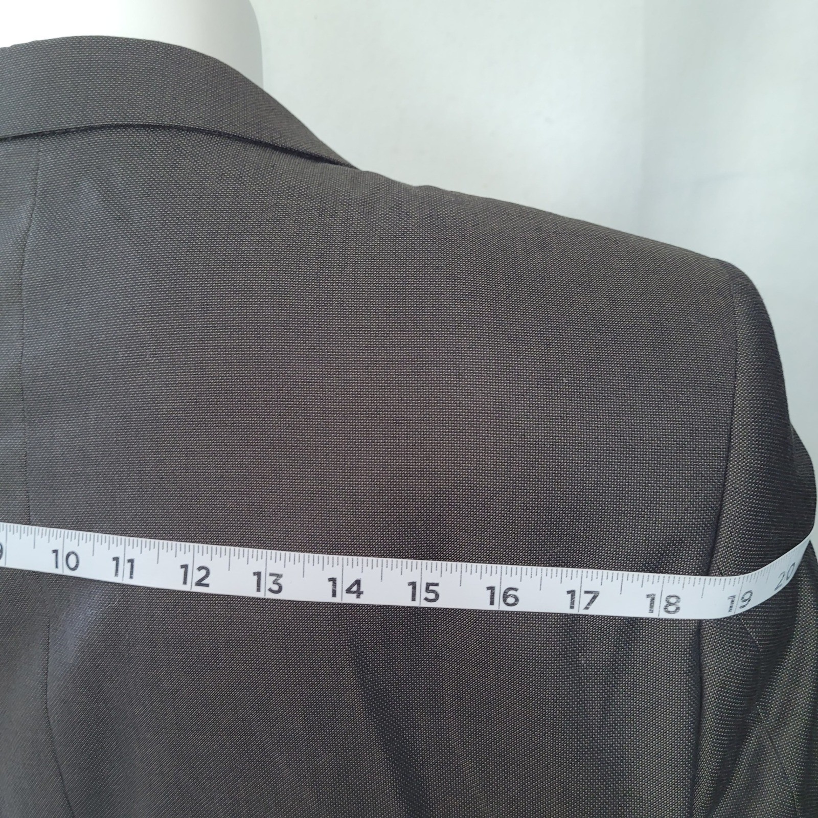 Lineage Milano Roma Men’s 43R Blazer 37R Pants Brown Two Piece Suit