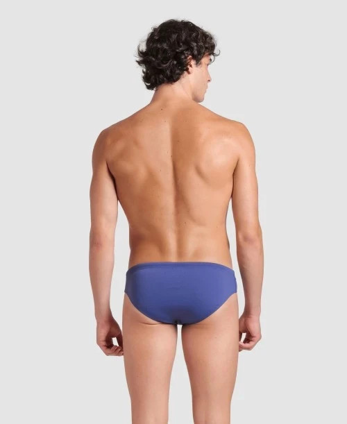 Arena men water dusk blue team Swim Brief bikini swimwear size 32 34 36