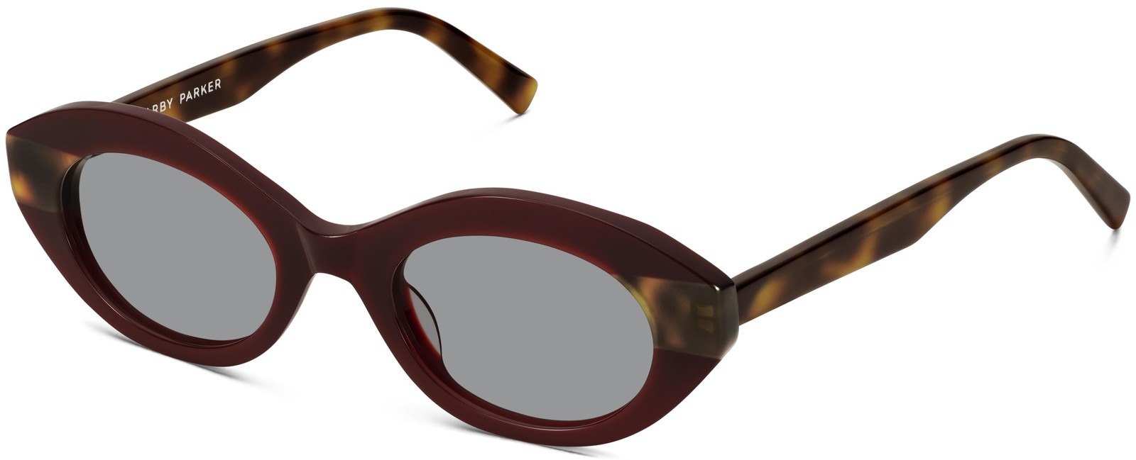 Warby Parker JENNEY Sunglasses AMARENA WITH OAK BARREL Wide