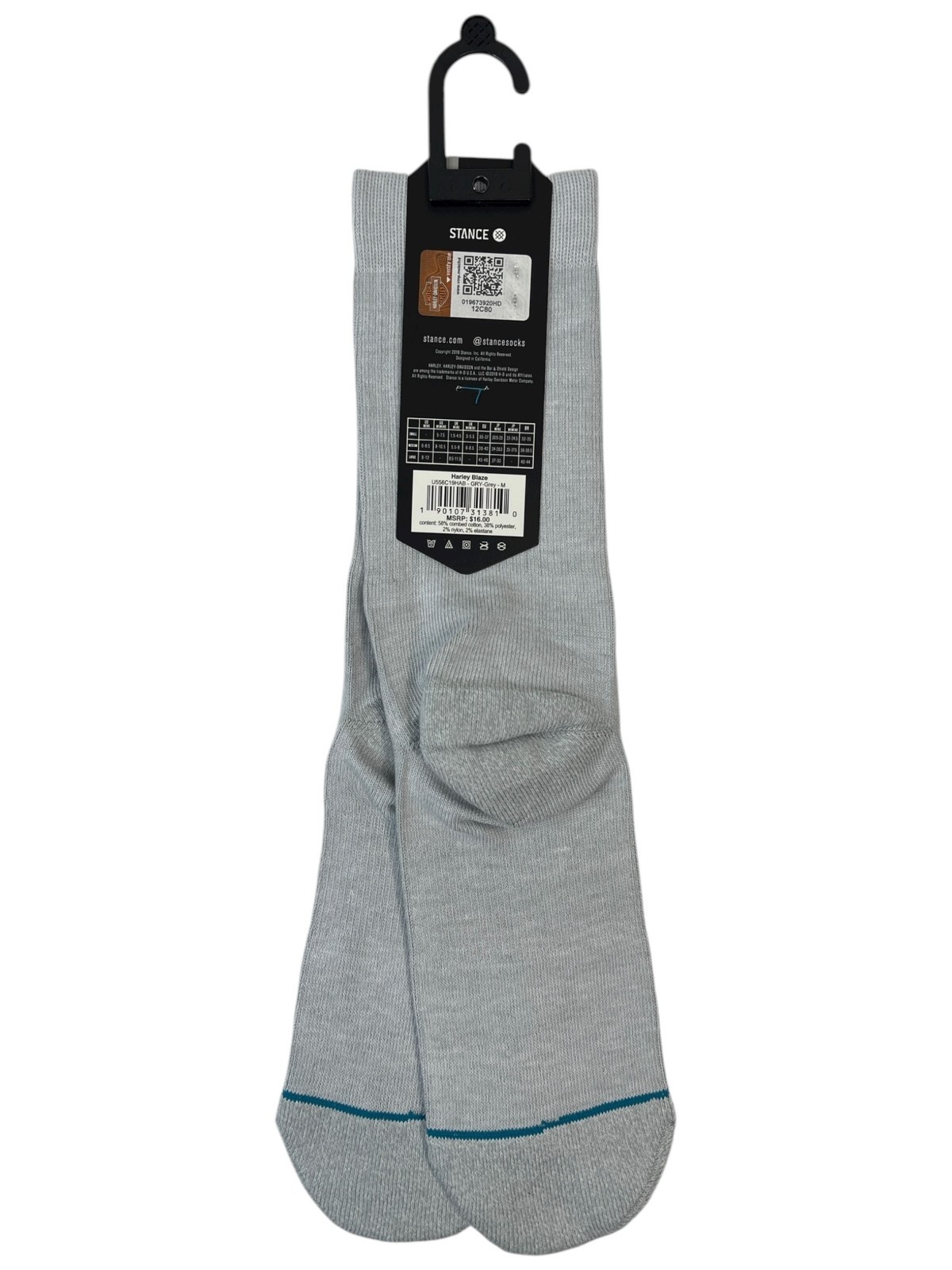 4 Stance x Harley Davidson Women’s Crew Socks – Size Medium 8 – 10.5 – $66 MSRP