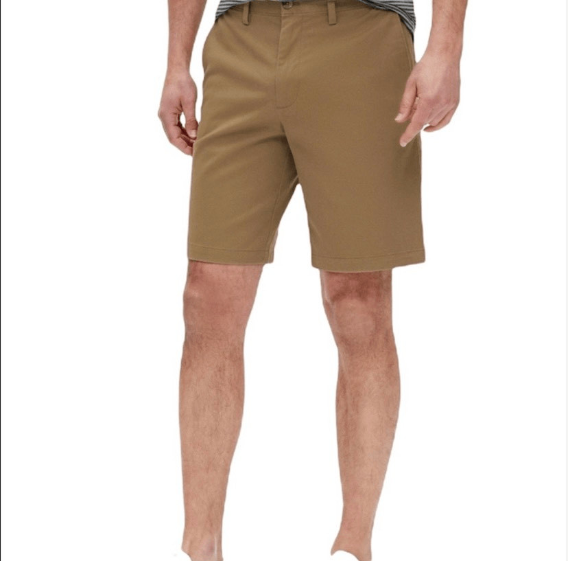 Banana Republic Men’s Elastic Waistband Flat Front Shorts Variety Colors & Sizes