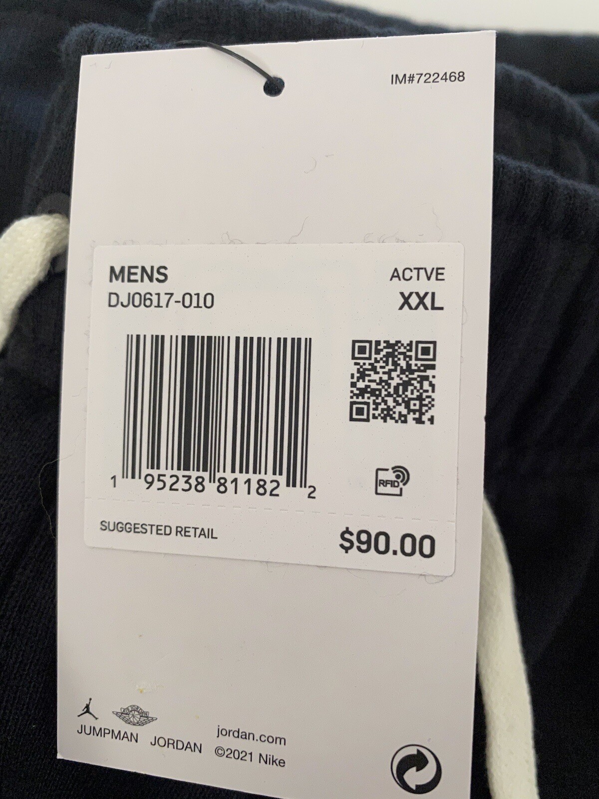 NIKE AIR JORDAN 1 TRAVIS SCOTT CACTUS JACK FRAGMENT DESIGN SHORTS DJ0617 010 2XL