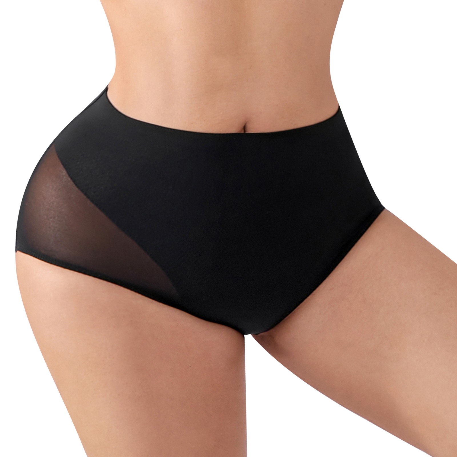 Plus Size Women’s Tummy Control Shapewear Underwear Seamless Body Shaper Panties