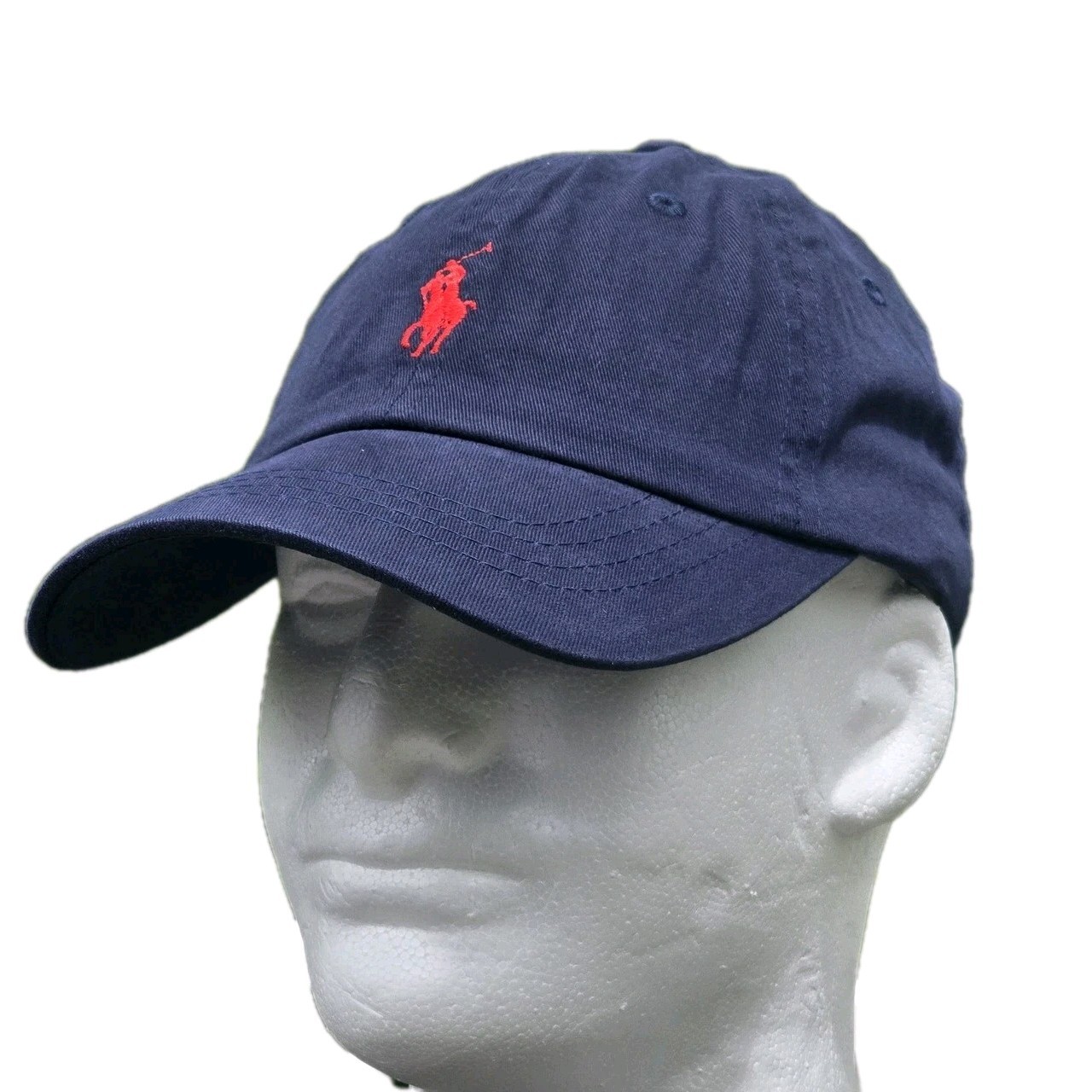 Polo Ralph Lauren Men’s One Size Cotton Chino Adjustable Ball Cap Navy Blue