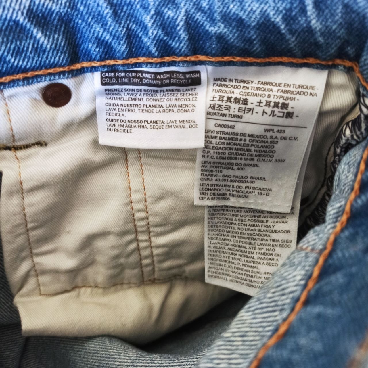 Levis 512 Mens Skinny Jeans W30 L32 Blue Classic Denim Pants 30×32