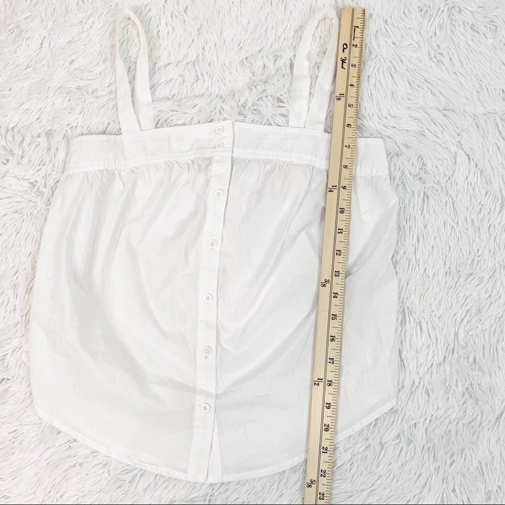 Vineyard Vines button up solid white tank top New women XXS