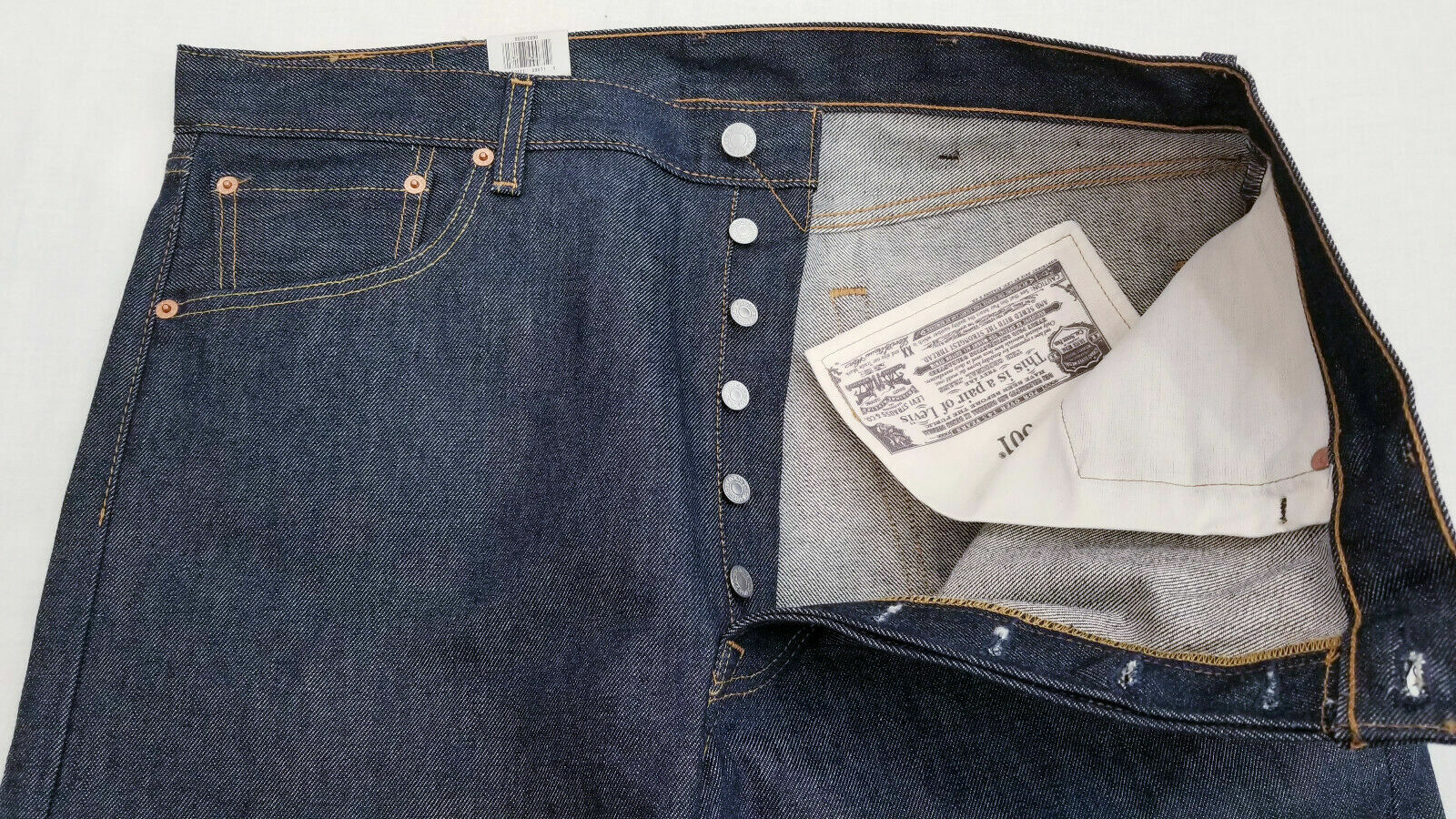 Levi’s 501 Original Shrink-to-fit Mens Jeans Rigid 32,34,36,40,42,44 #005010000