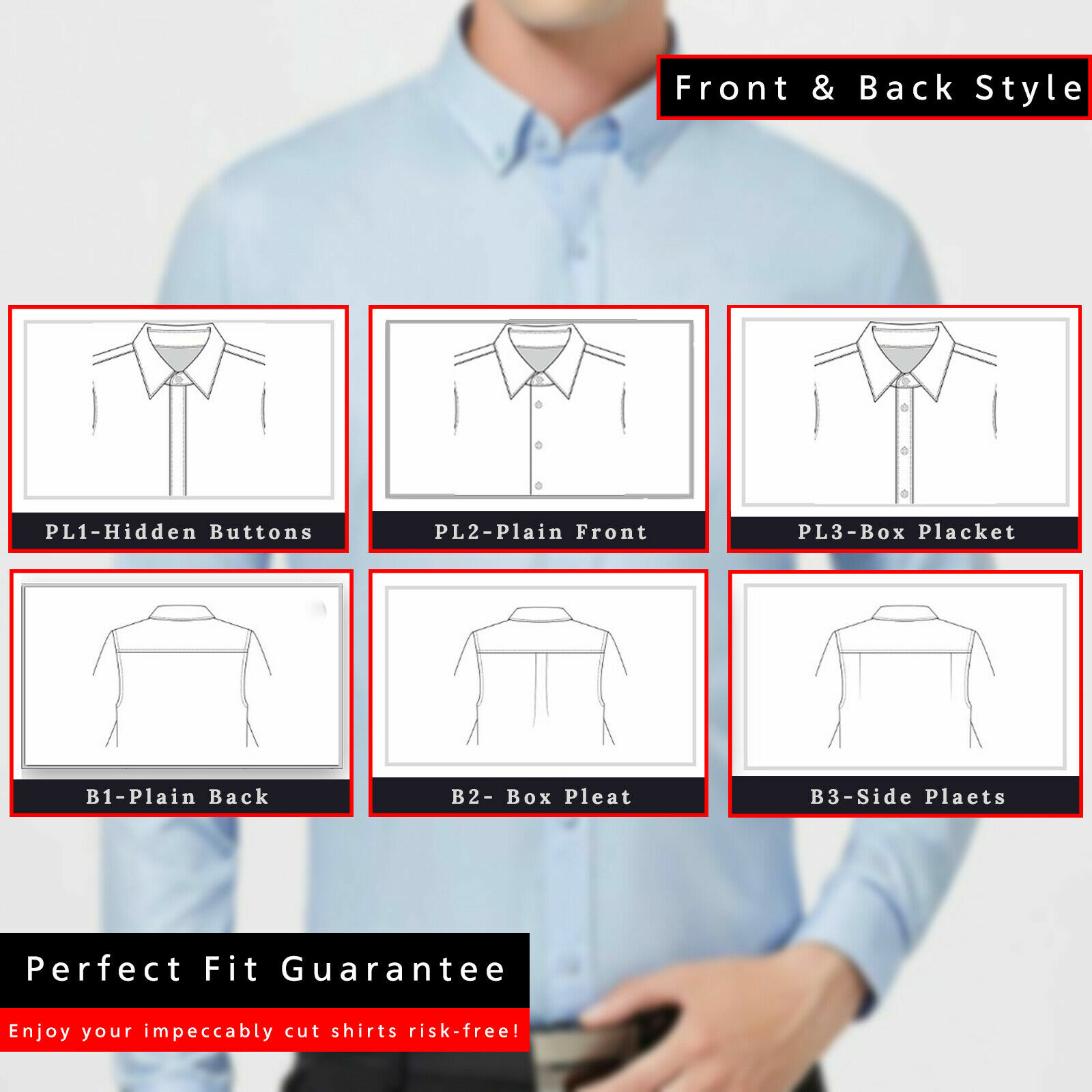 3 x Mens Shirts Custom Made to Measure Business Formal Casual All Sizes & Fit