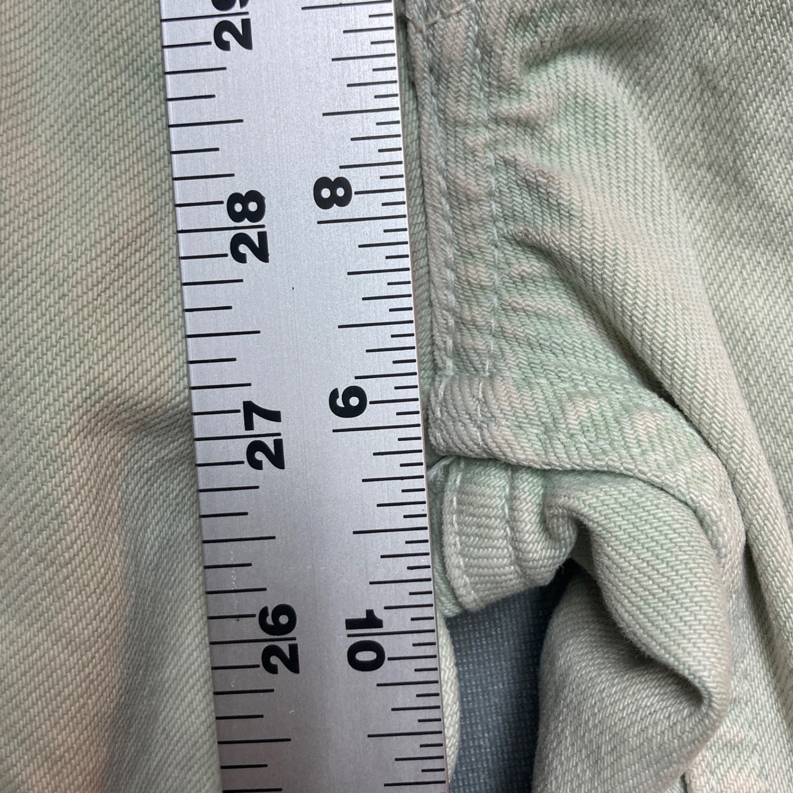 Levi’s 511 Jeans Mens 29×30 Light Sage Green Straight Slim Fit Stretch Denim
