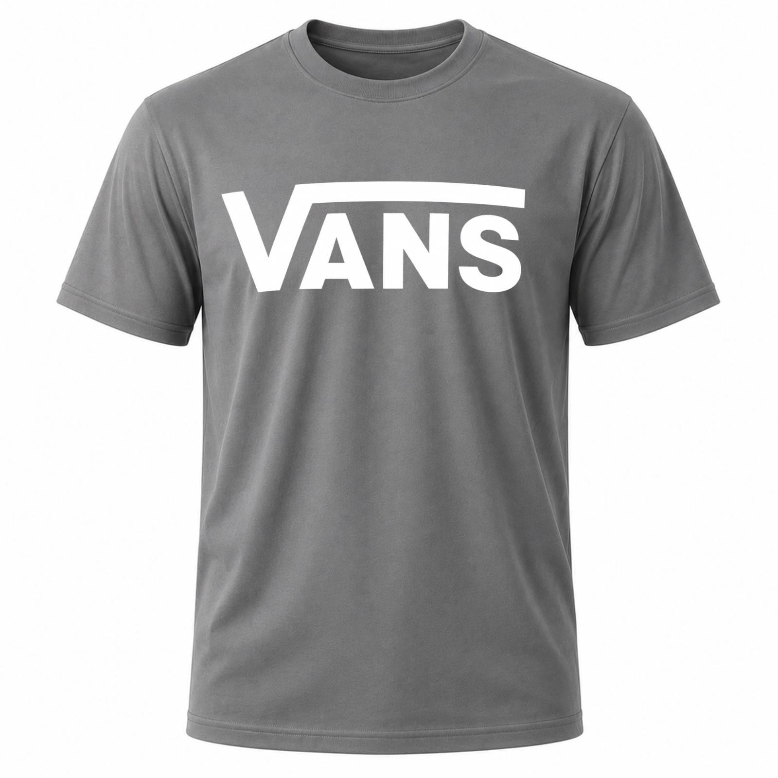 Vans Mens Logo T Shirt Charcoal Freeships