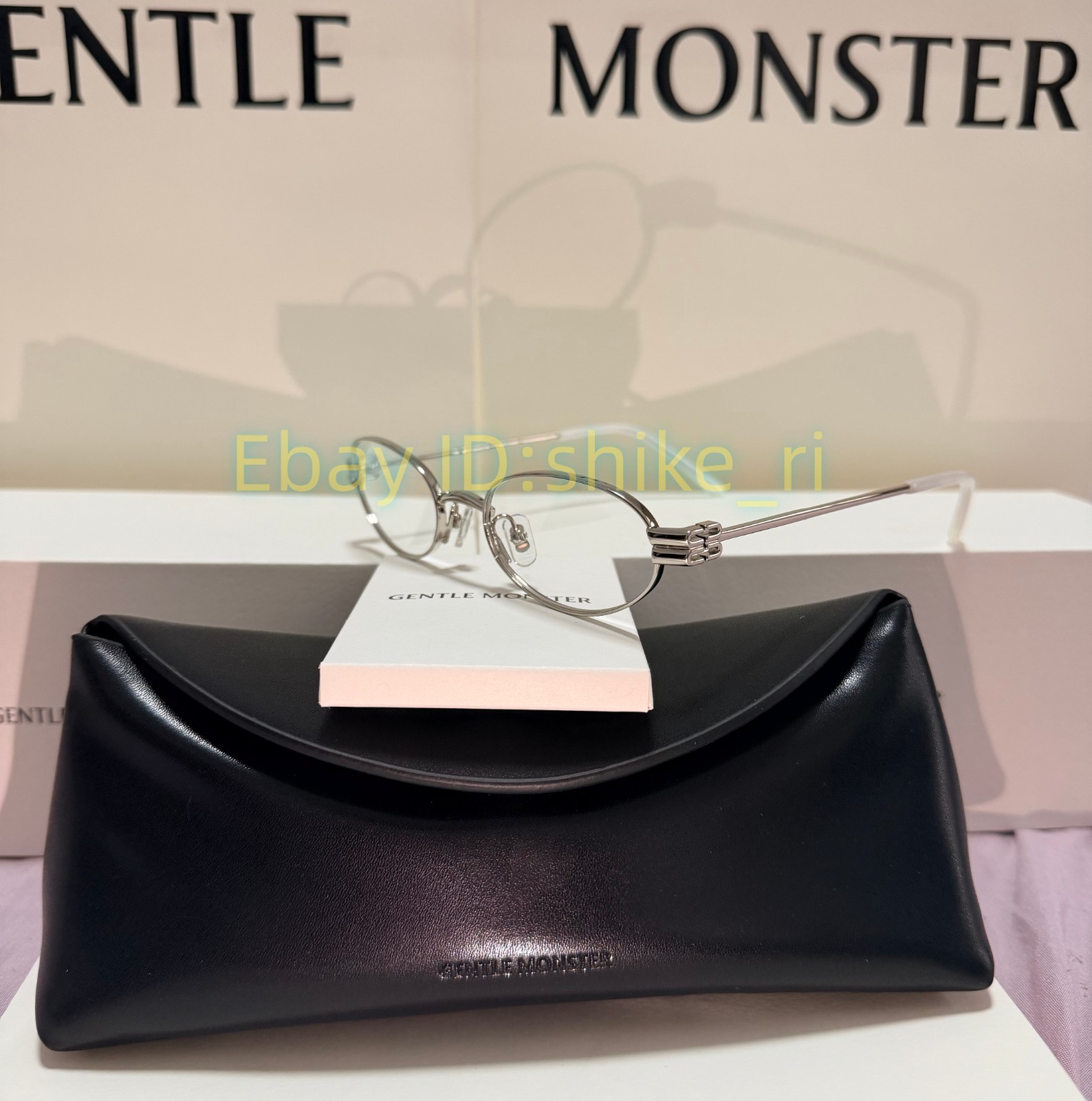 2026 GentleMonster Sunglasses Lolos 02 Silver Frame Clear Lenses
