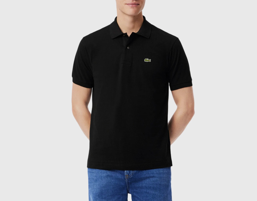 Lacoste Men’s Classic Fit Short Sleeve Pique Polo Shirt Black