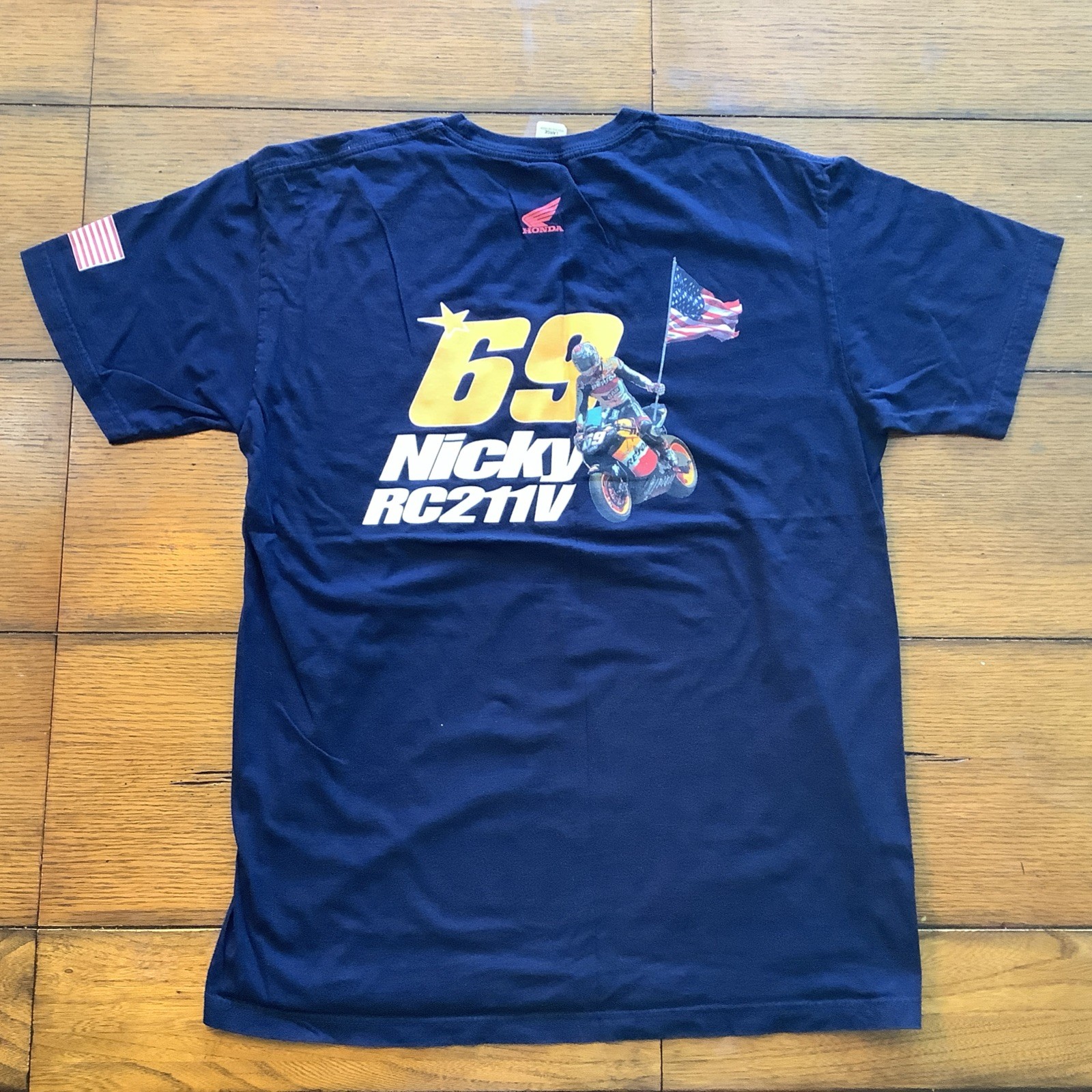 Nicky Hayden Honda Racing 69 RC211V T-shirt Large