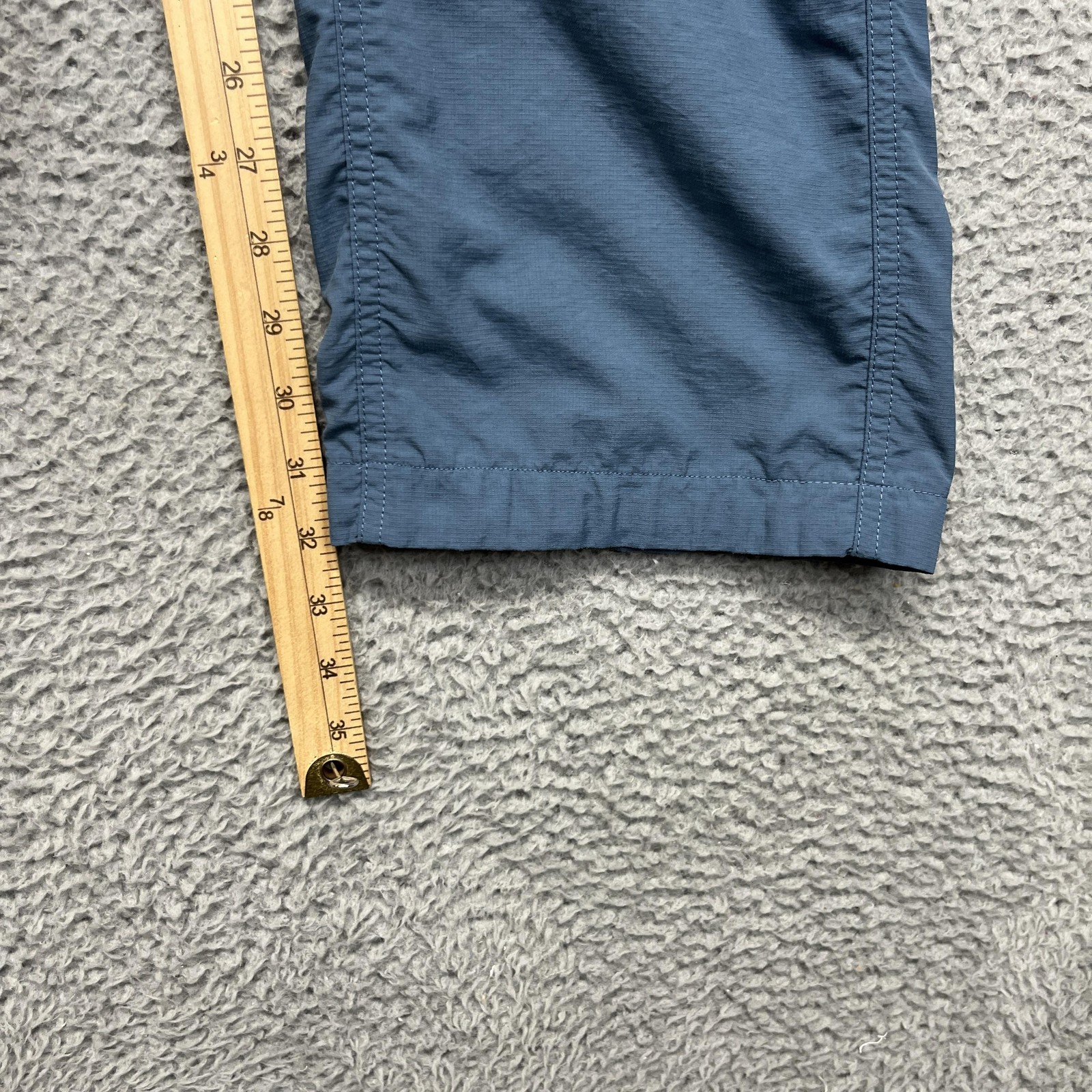 The North Face Hiking Pants Womens 4 Blue Roll-Up Convertible Quick Dry Outdoor