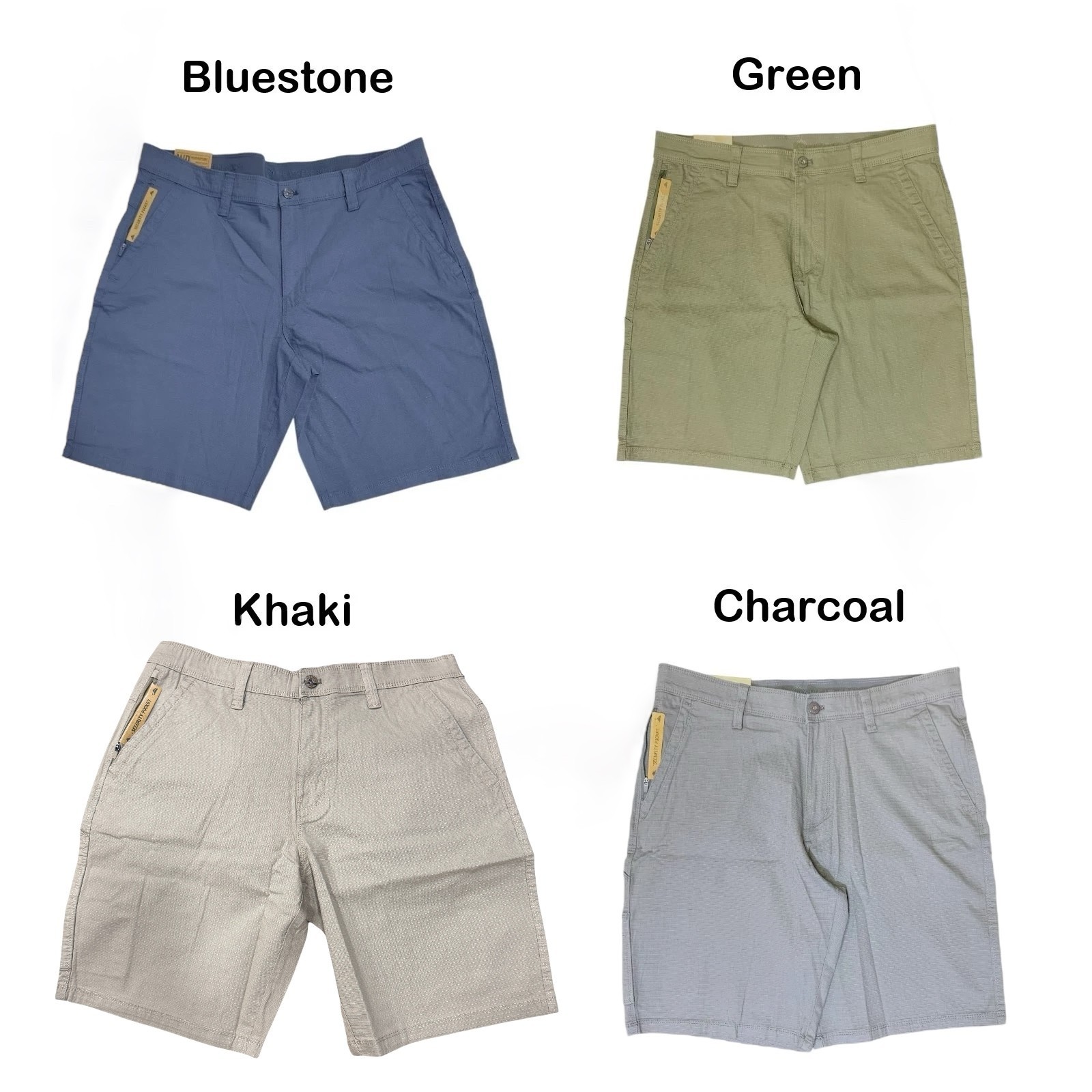 WP Weatherproof Men’s Security Pocket Ripstop Utility Trail Shorts