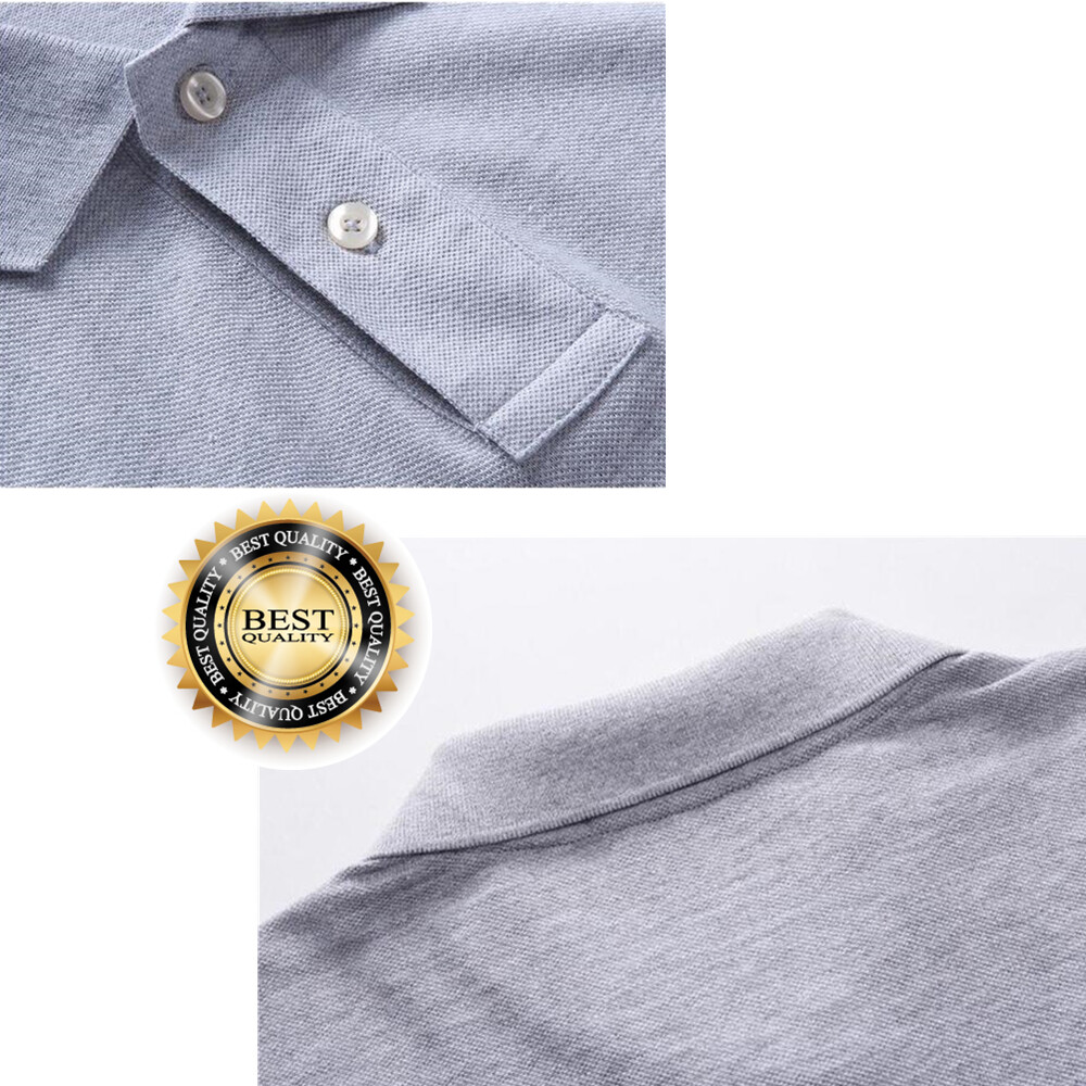 Men Polo Shirt Plain Golf Sports Cotton Tee Jersey Casual Short Sleeve Quick Dry