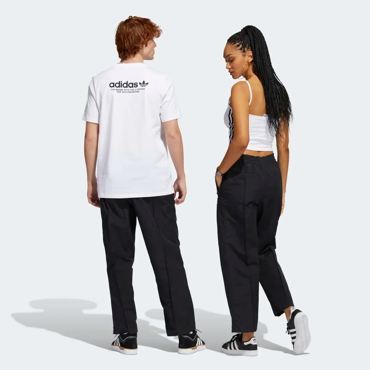 adidas Skateboarding Pintuck Unisex Pants In Black Size: Medium 27.5″ Inseam