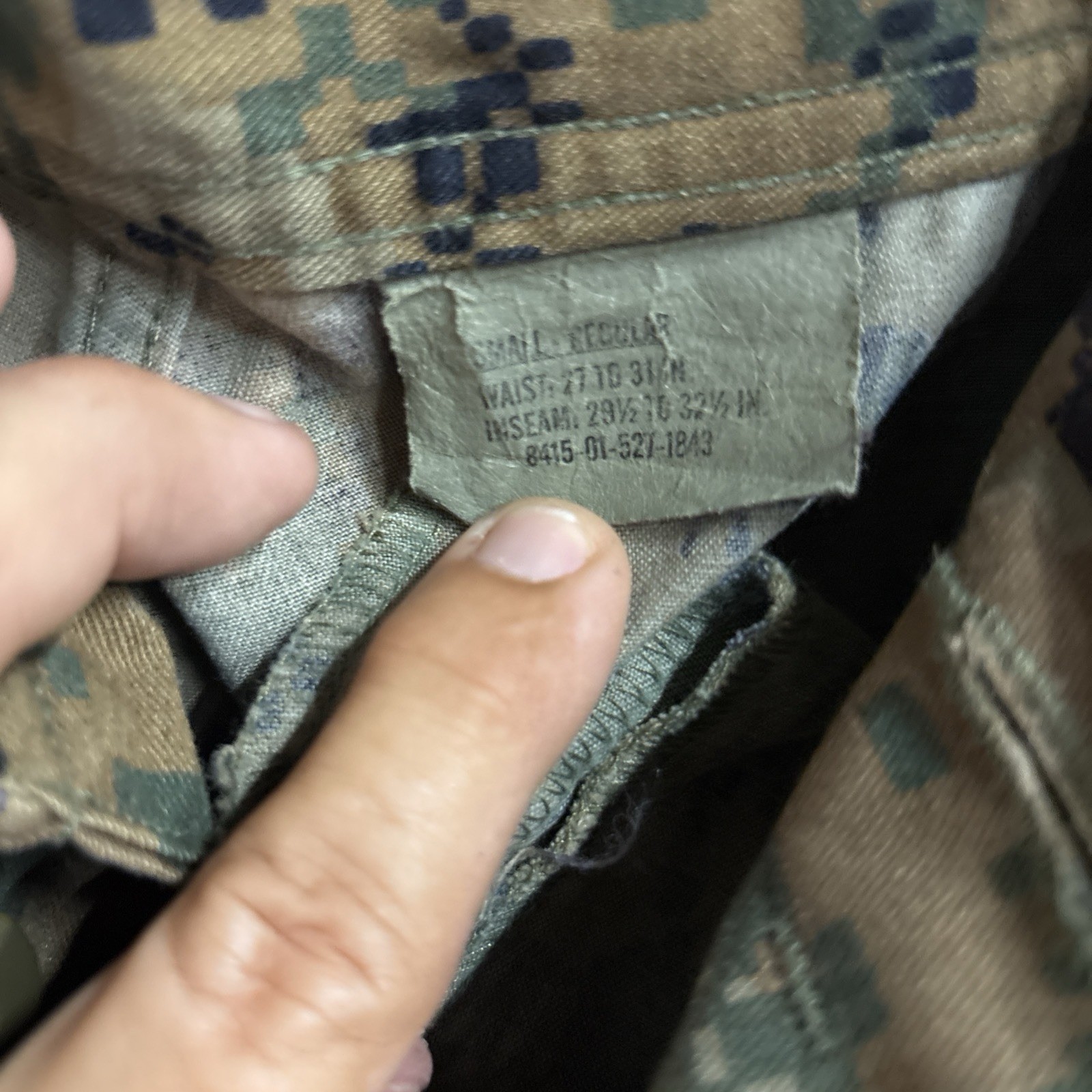 USMC MARPAT Woodland Trousers – Marine Corps Woodland Digital Pants- Sm/reg M2