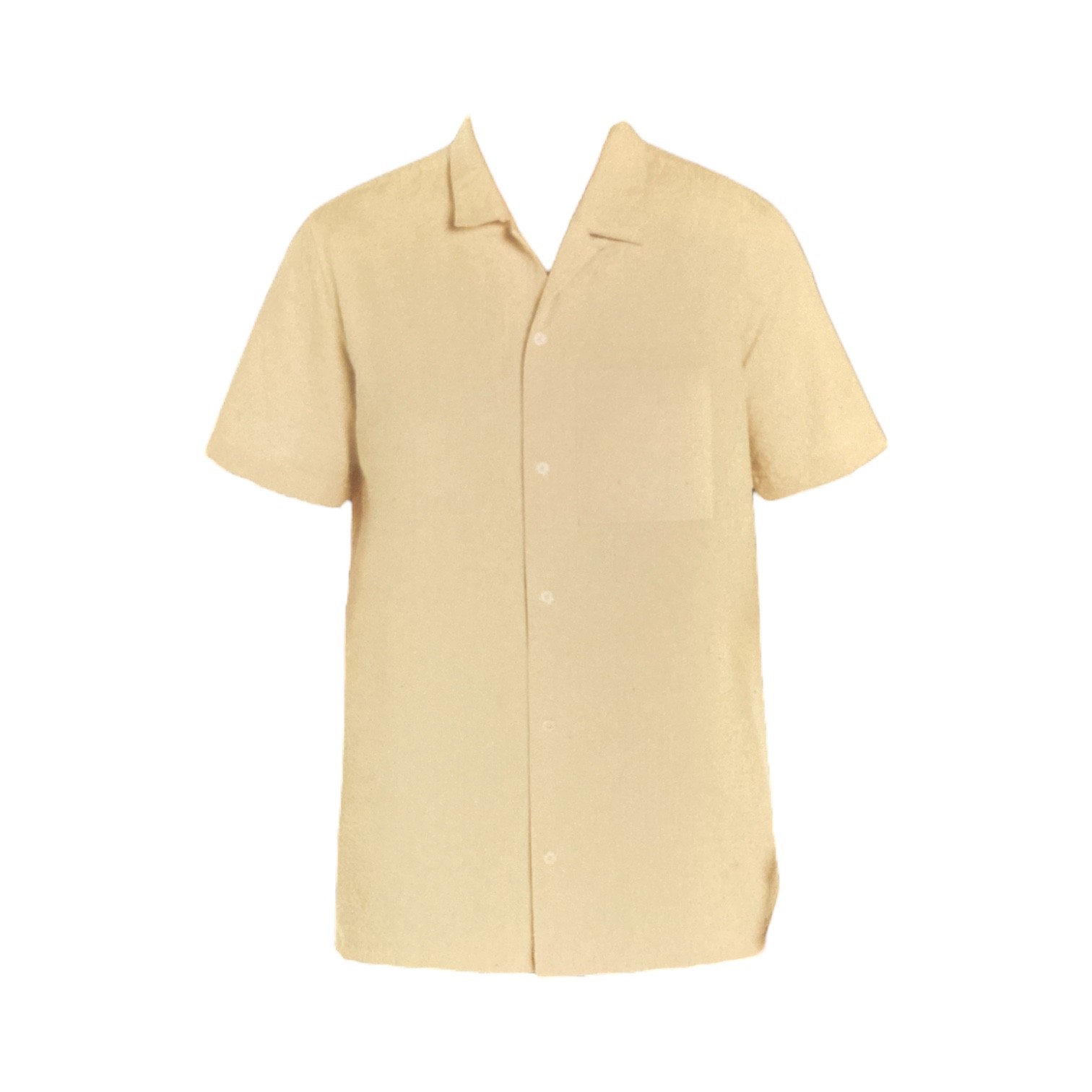 GAP Men’s Soft Short Sleeve Relaxed Fit Seersucker Button Up Shirt