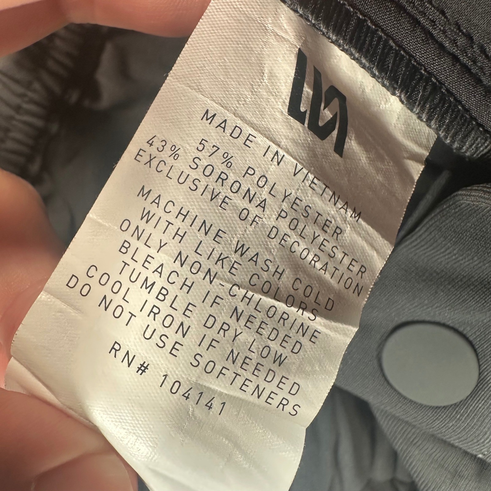 VRST Limitless Pants Mens XL Slim Taper Gray Sorona Stretch Drawstring Zip